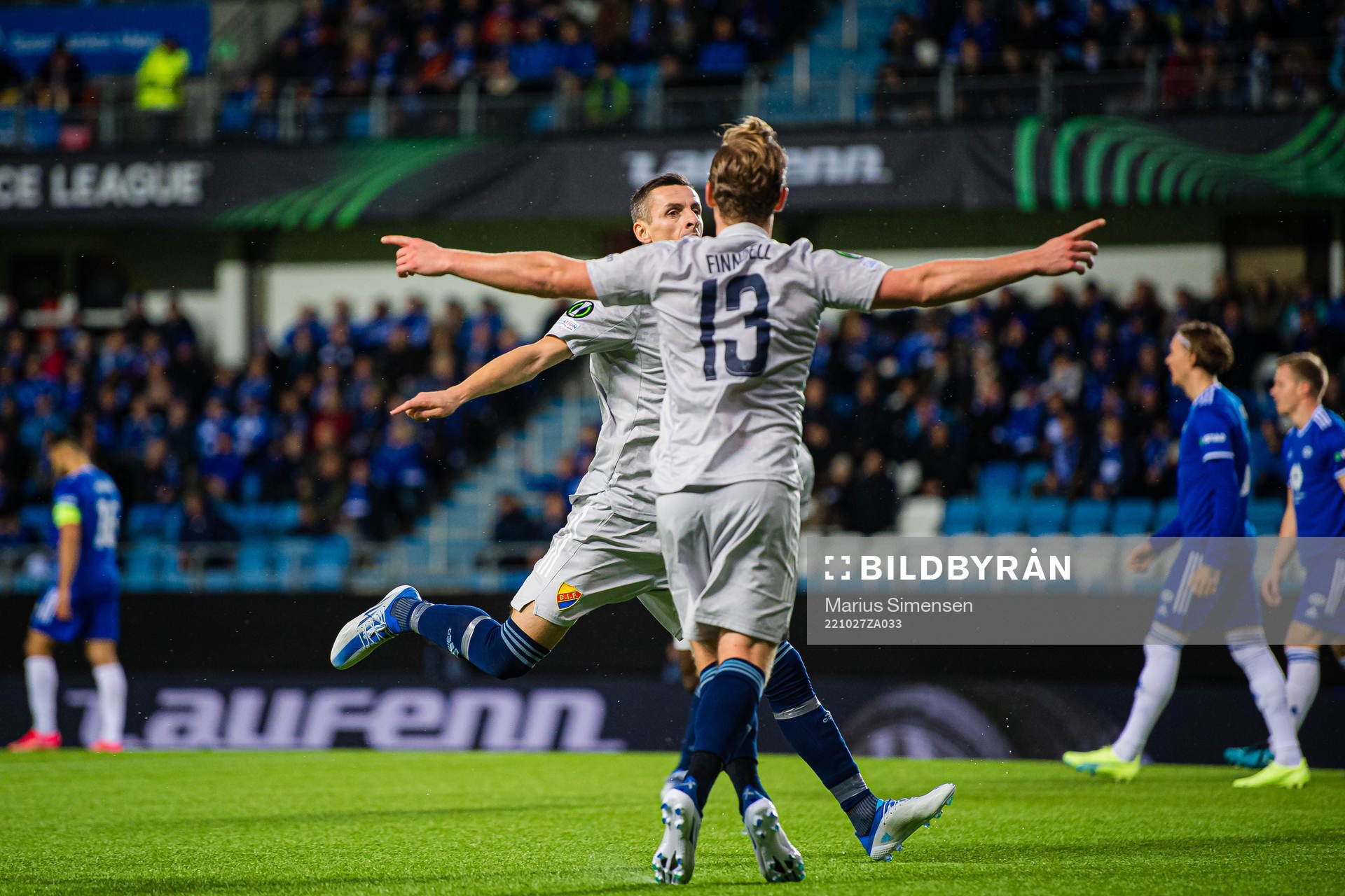 Haris Radetinac of Djurgården celebrates