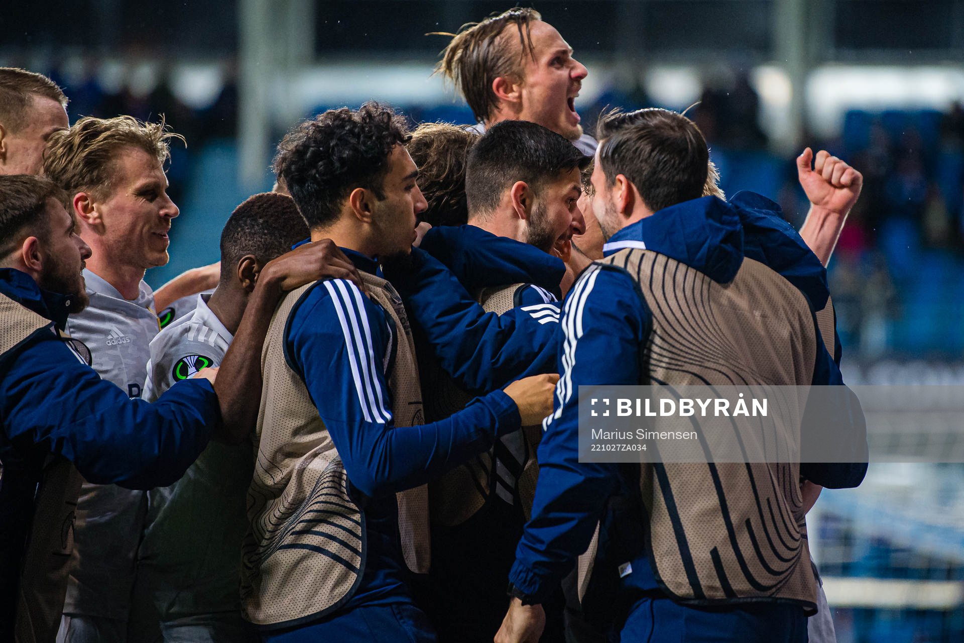 Haris Radetinac of Djurgården celebrates