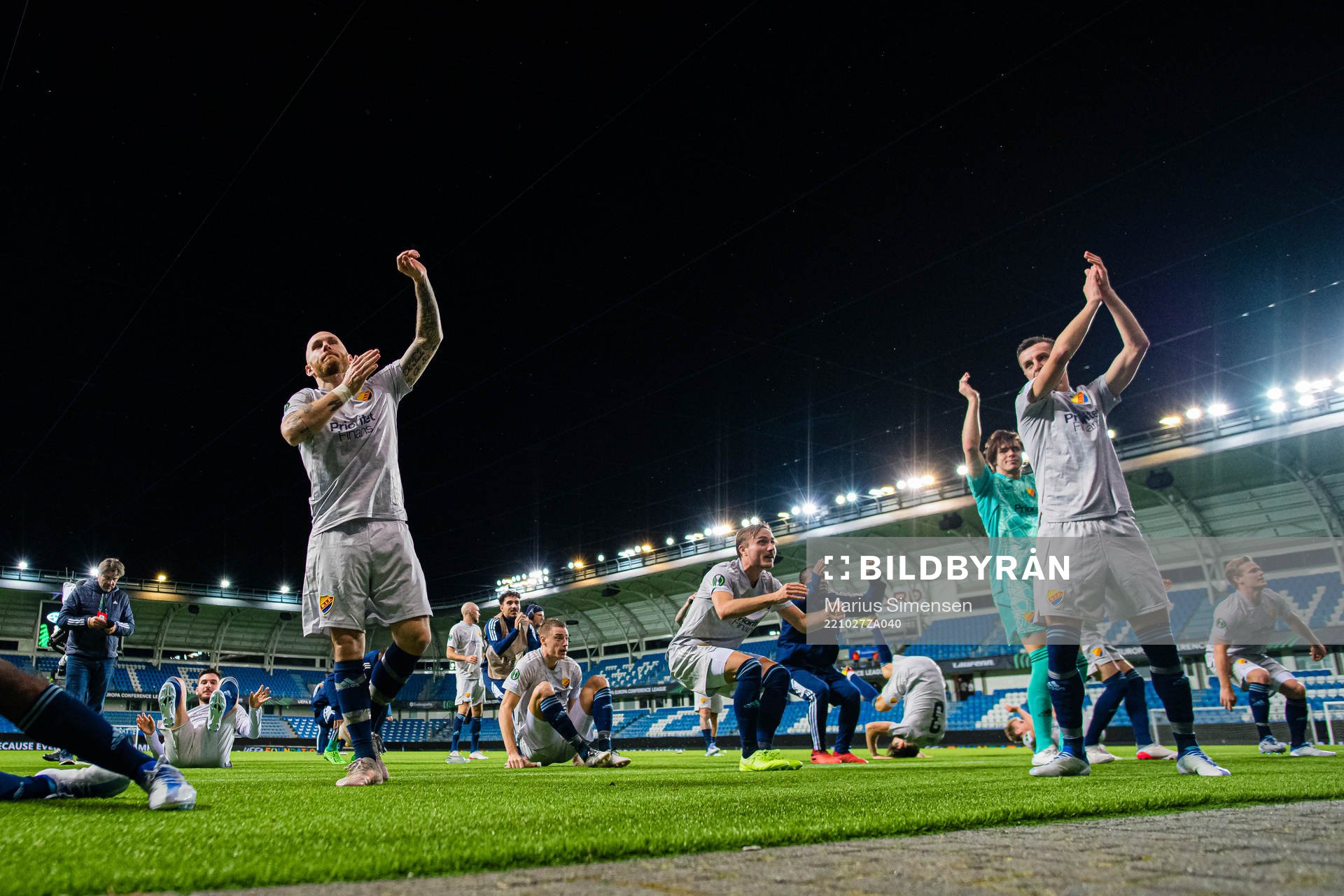 Marcus Danielson of Djurgården celebrates