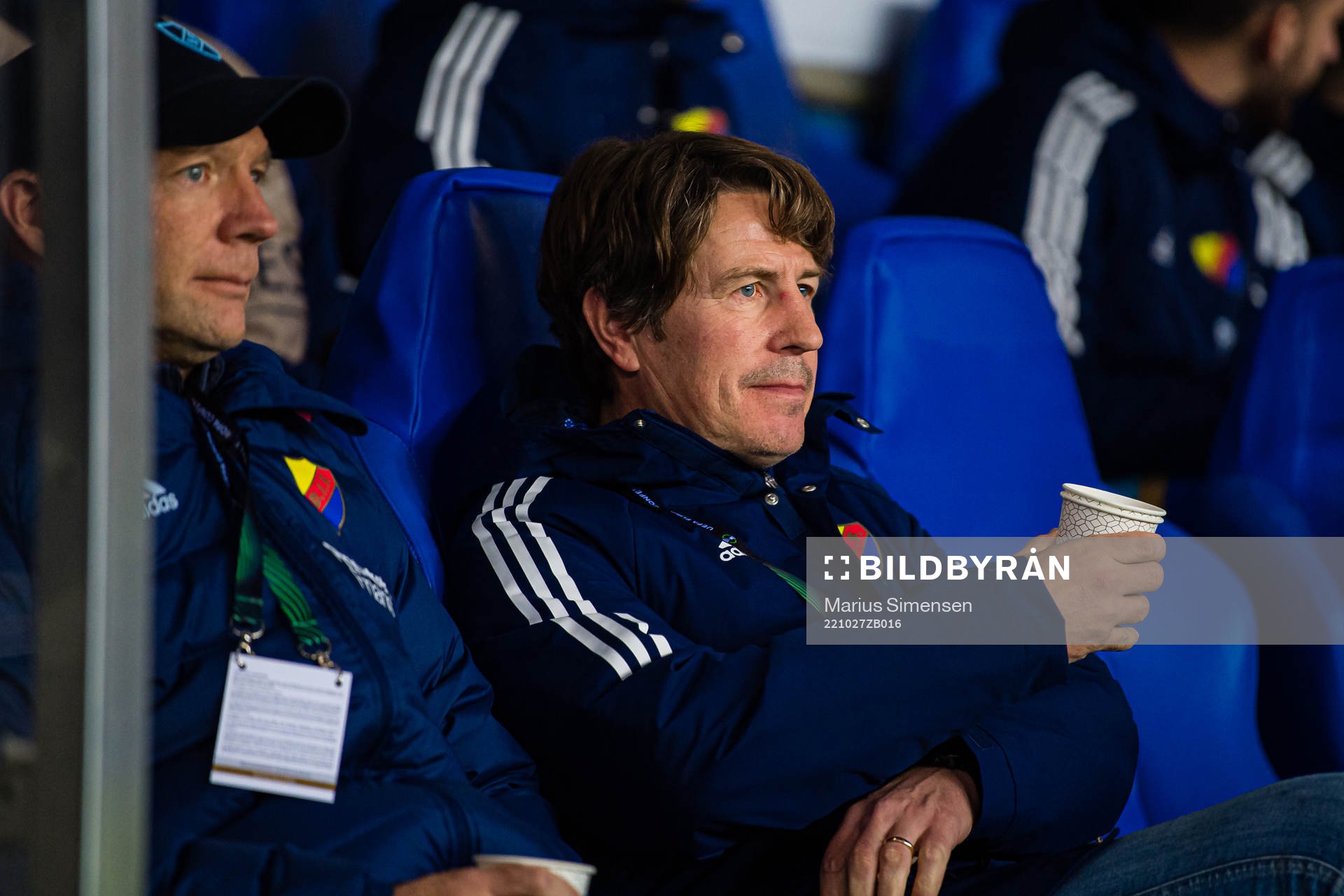 Kim Bergstrand, head coach of Djurgården, and Thomas