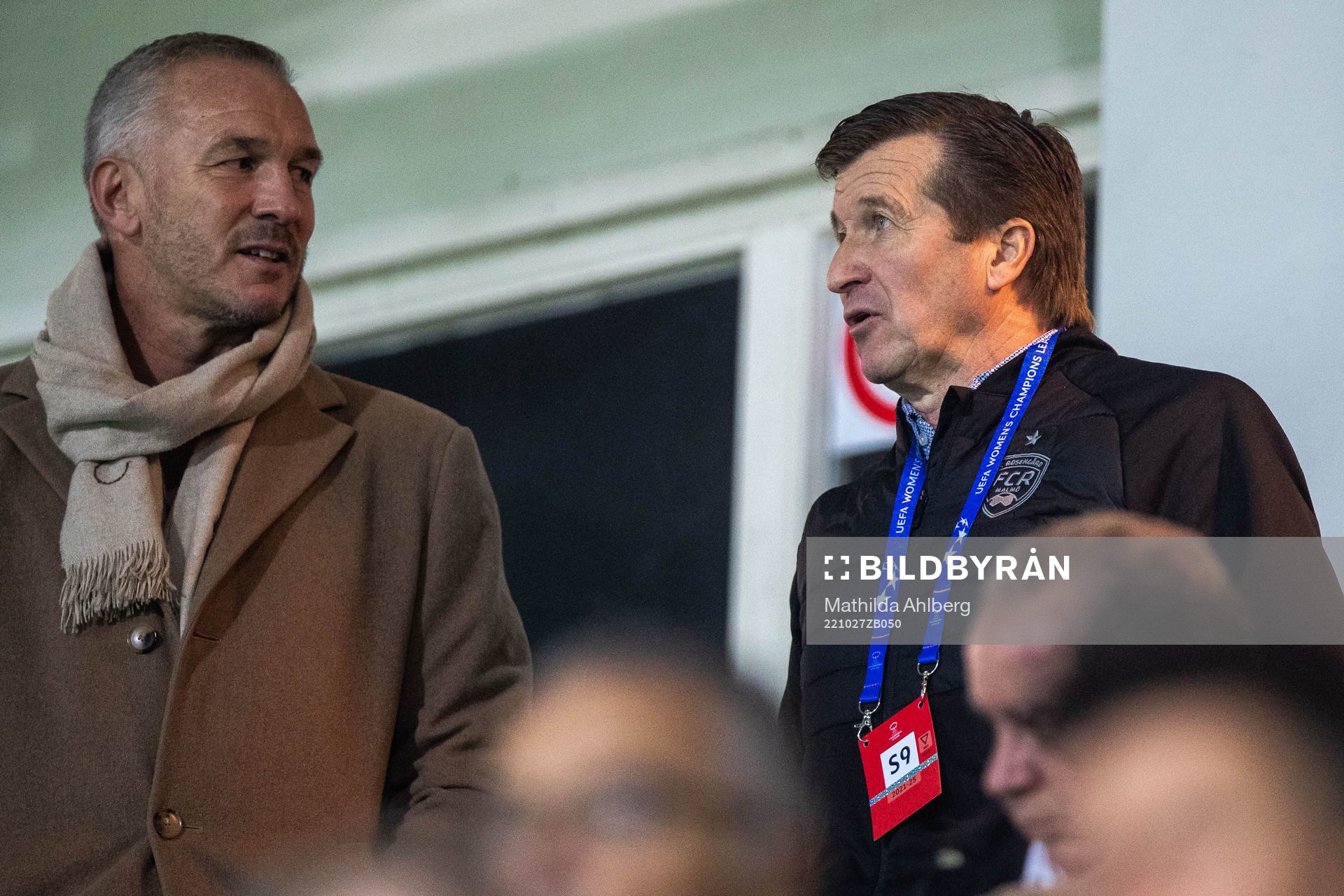 Håkan Wifvesson, chairman of FC Rosengård during the UEFA Women's Champions League football match between FC Rosengård and Barcelona on October 27, 2022 in Malmö.