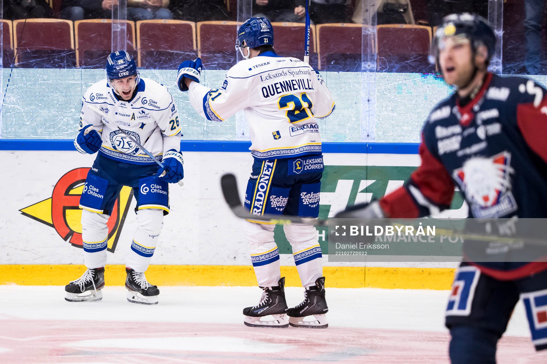Leksands Patrik Noren jubel