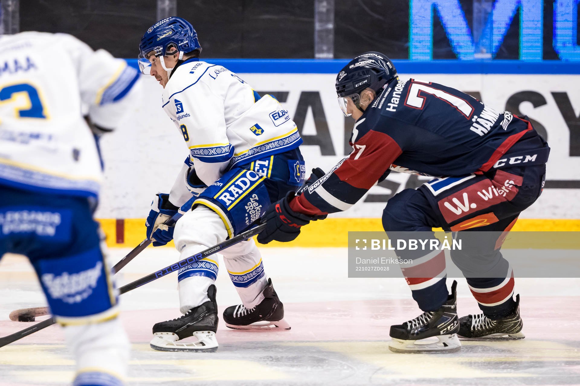 Leksands Matt Caito och Linköpings Markus Hännikäinen