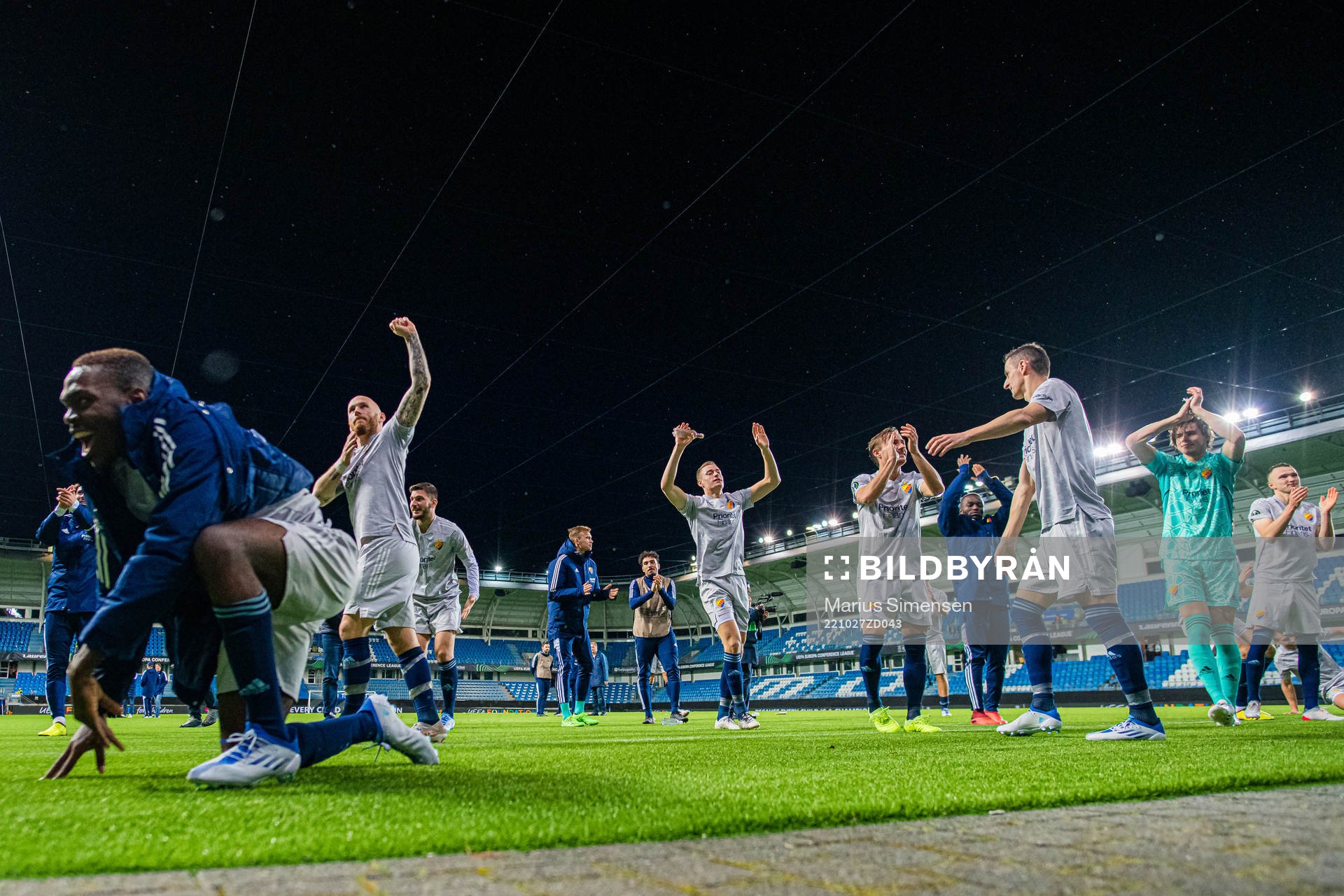 Marcus Danielson of Djurgården celebrates