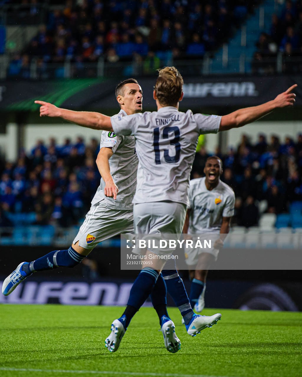 Haris Radetinac of Djurgården celebrates