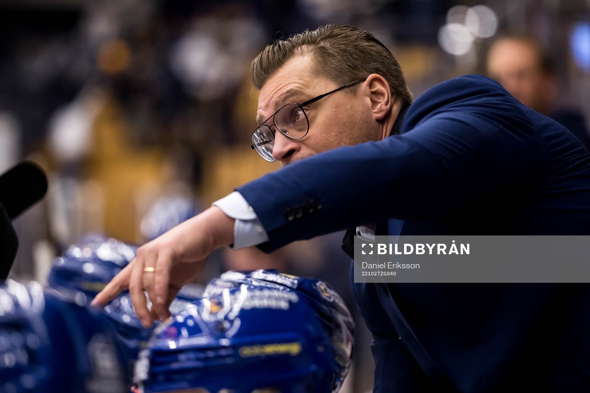 Leksands tränare Björn Hellkvist