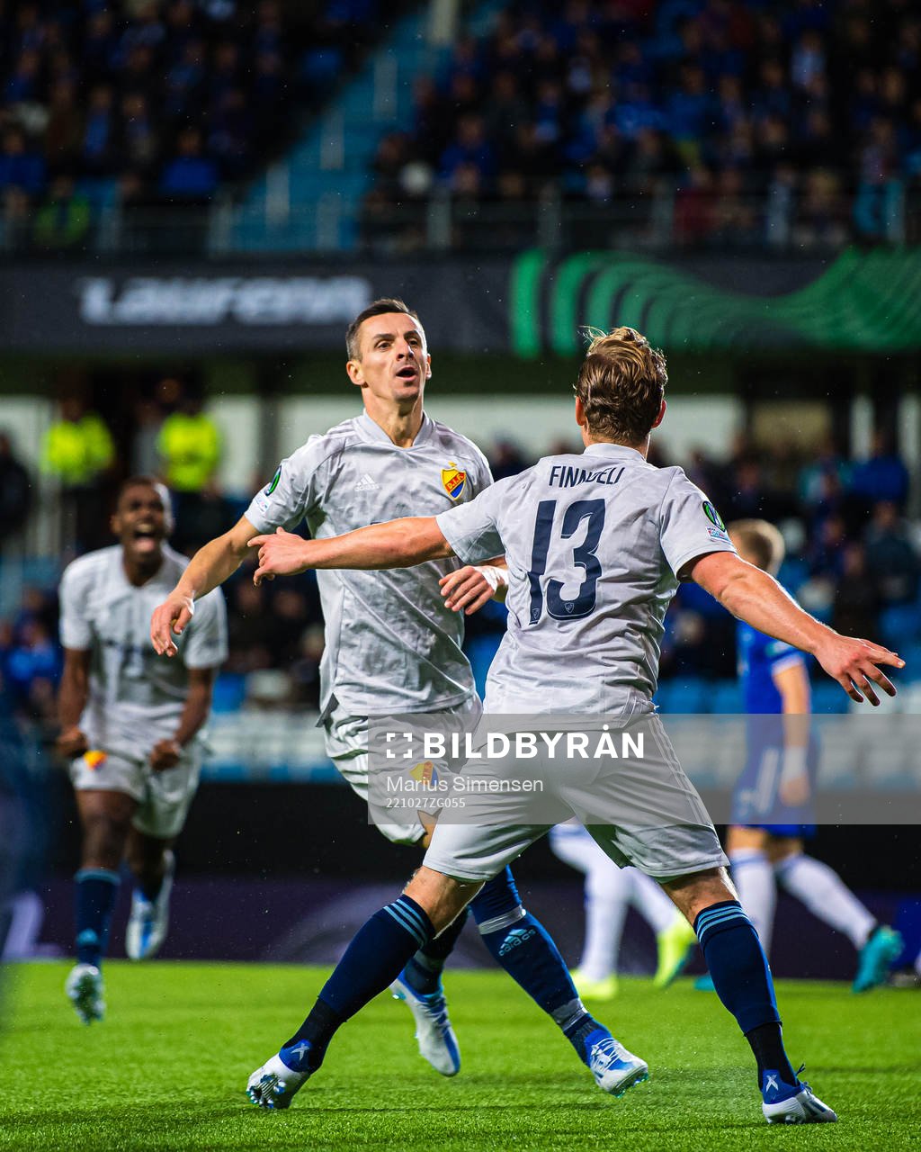 Haris Radetinac of Djurgården celebrates