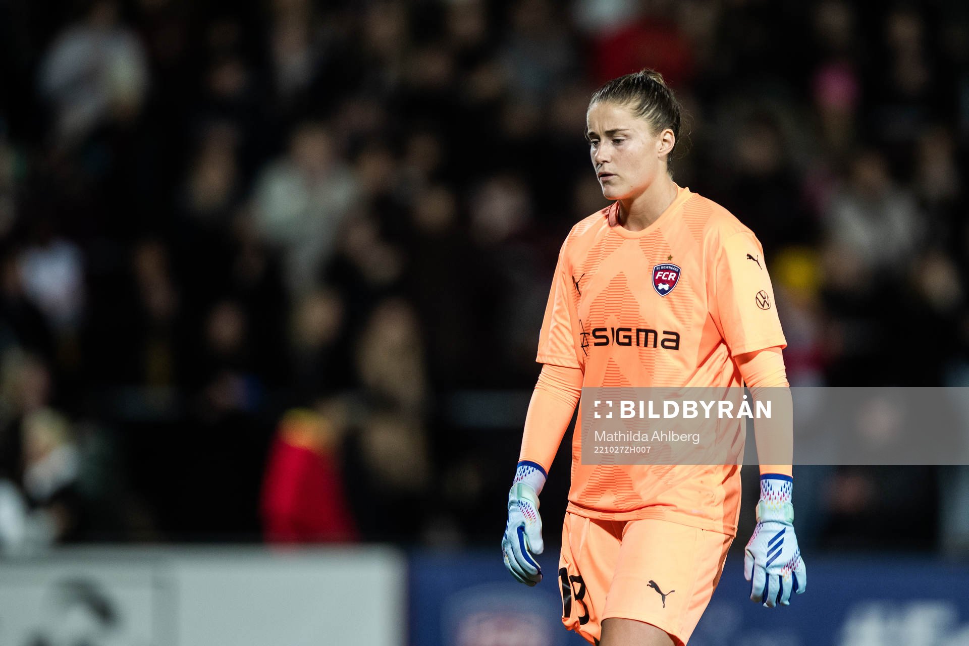 goalkeeper Teagan Micah of FC Rosengård looks dejected