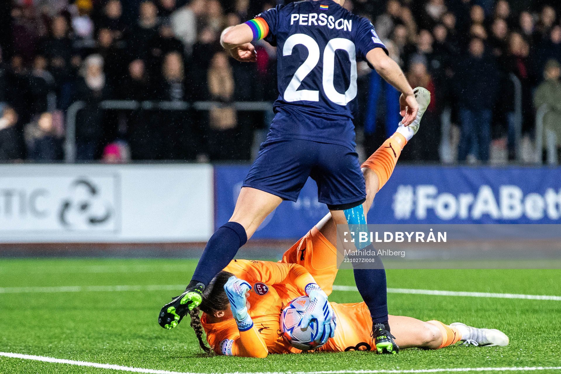Goalkeeper Teagan Micah of FC Rosengård