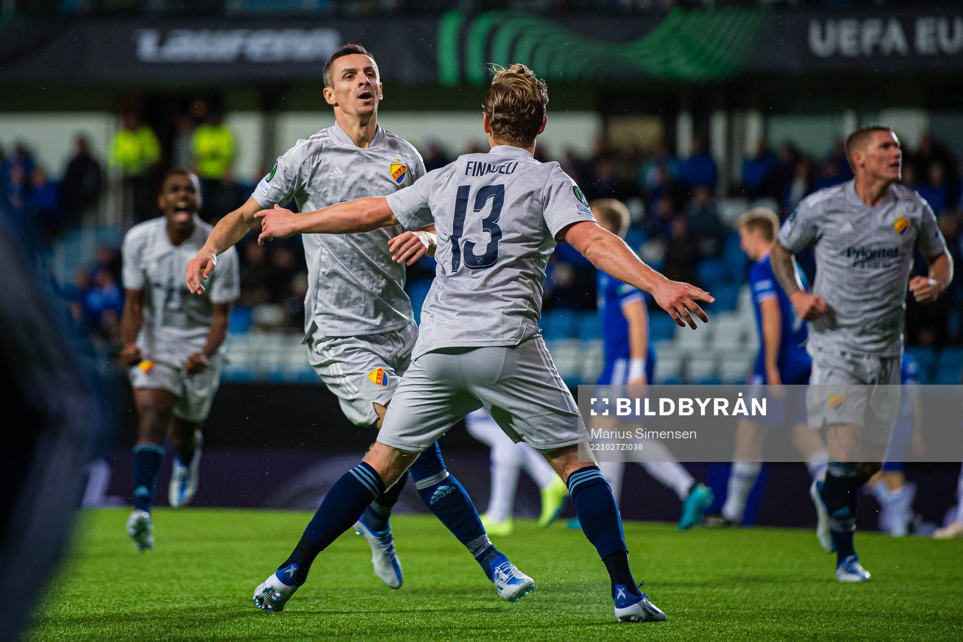 Haris Radetinac of Djurgården celebrates