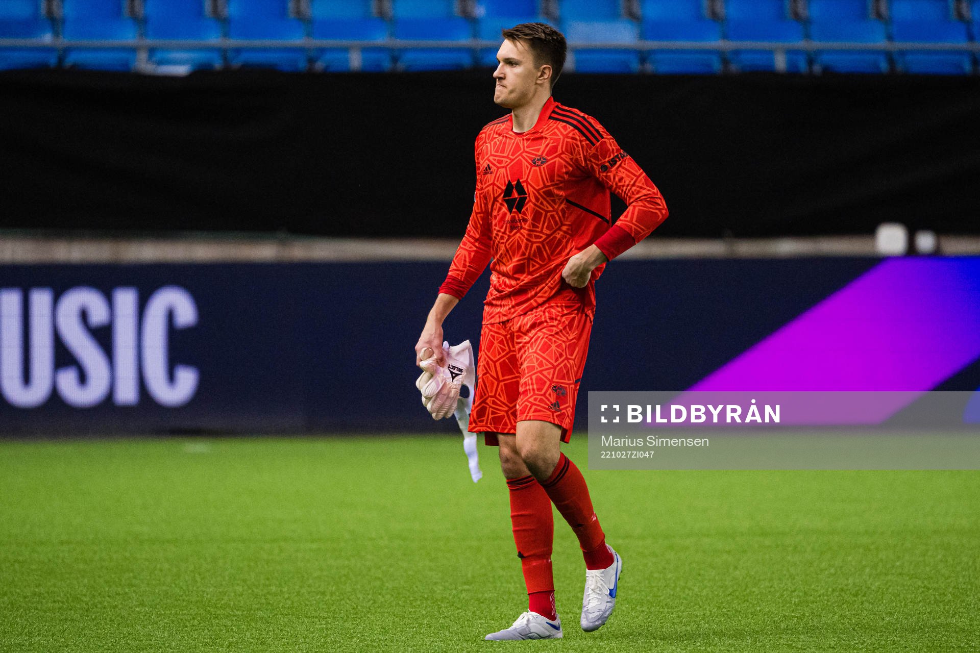 Jacob Karlstrøm of Moldet looks dejected