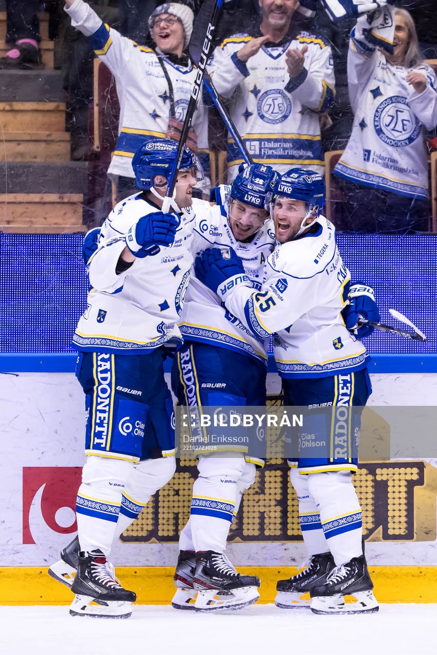 Leksands Patrik Noren jubel