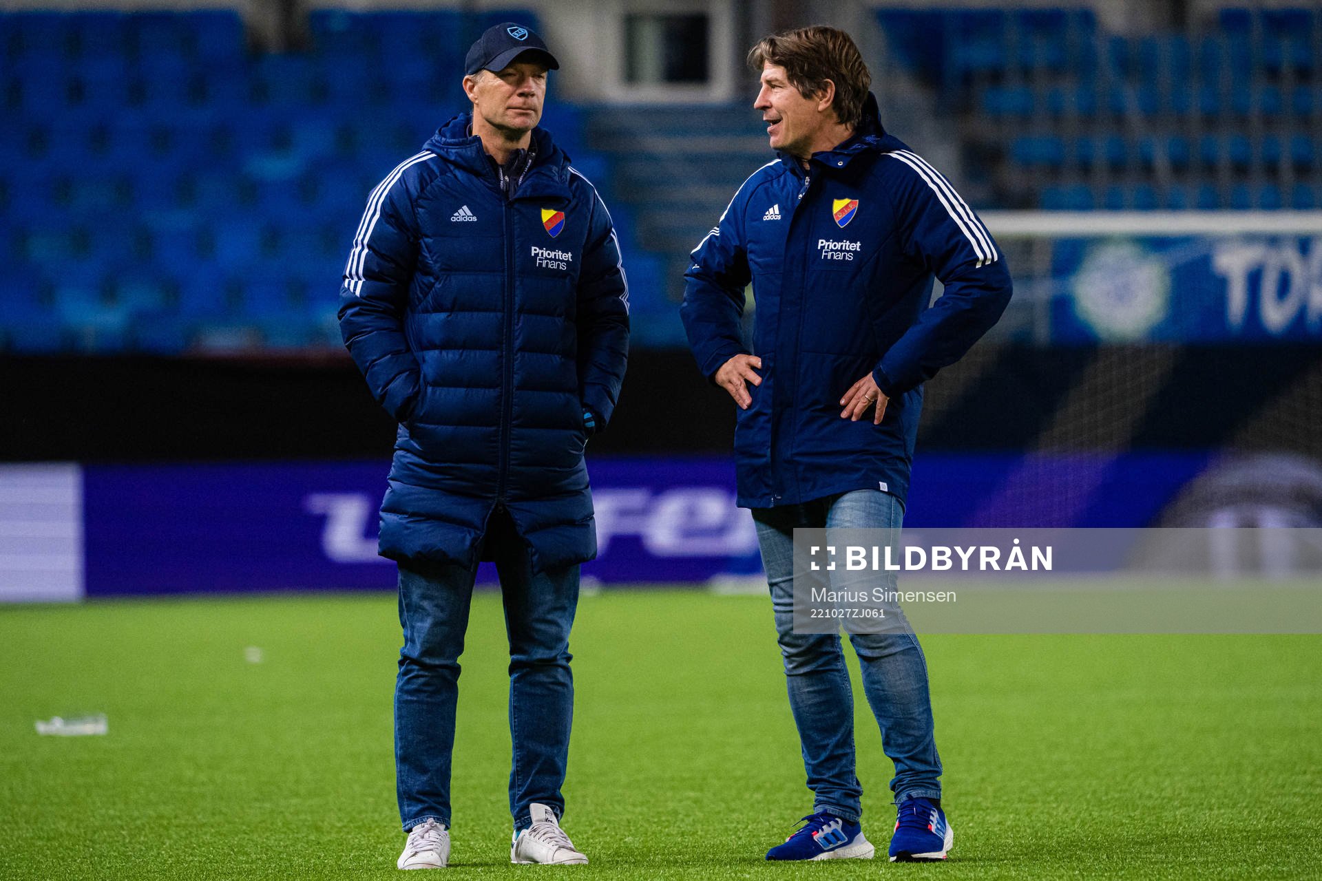 Kim Bergstrand, head coach of Djurgården, and Thomas