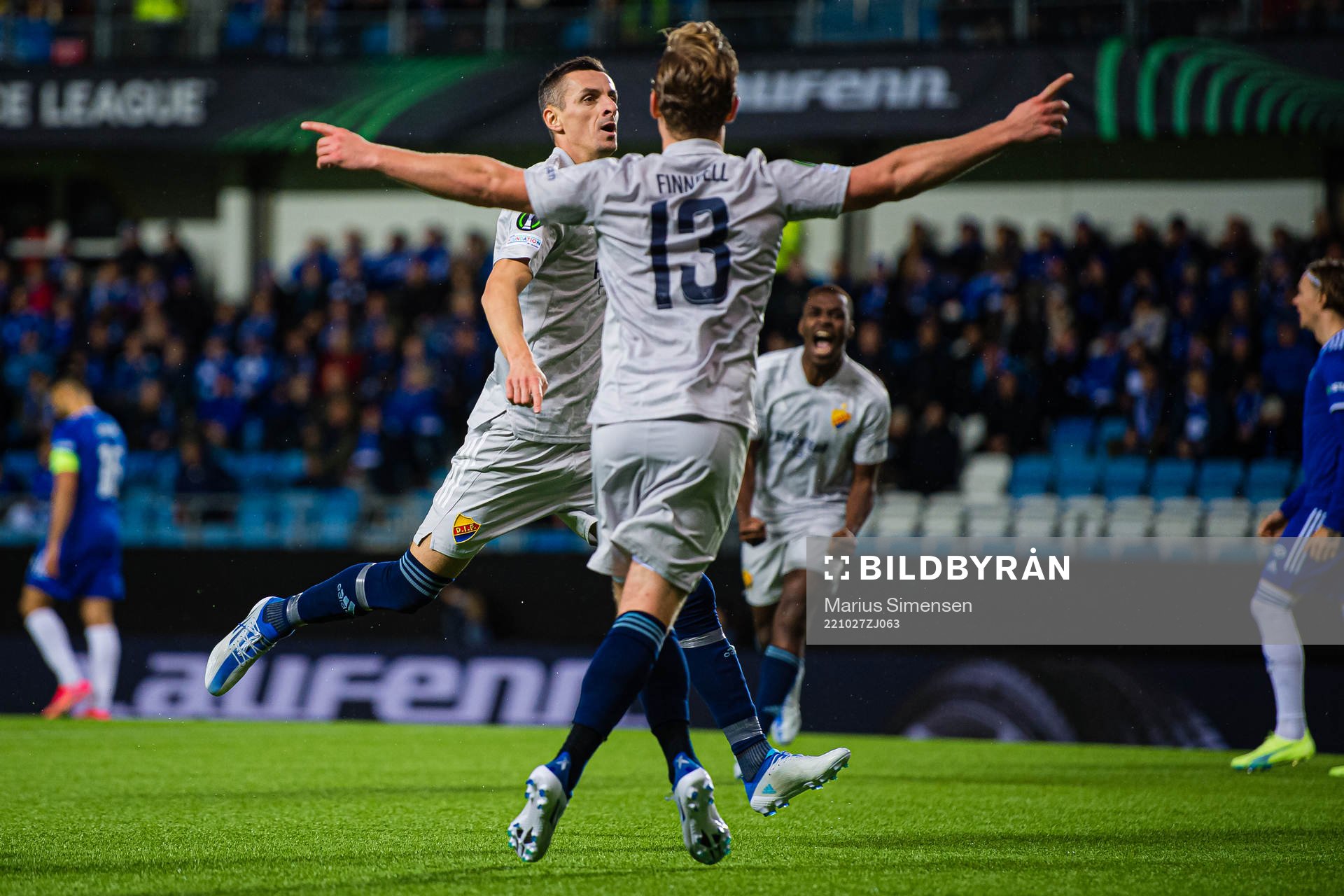 Haris Radetinac of Djurgården celebrates