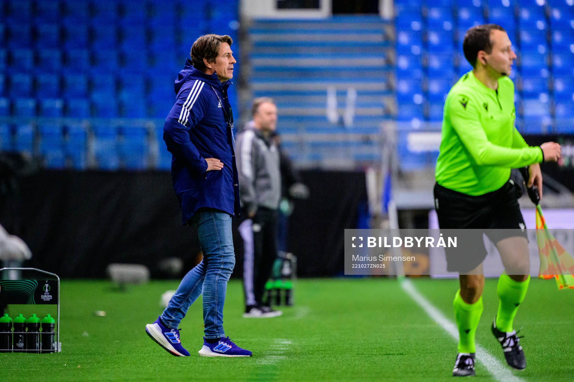 Thomas Lagerlöf, head coach of Djurgården during the UEFA Conference League between Molde and Djurgården on October 27, 2022 in Molde.