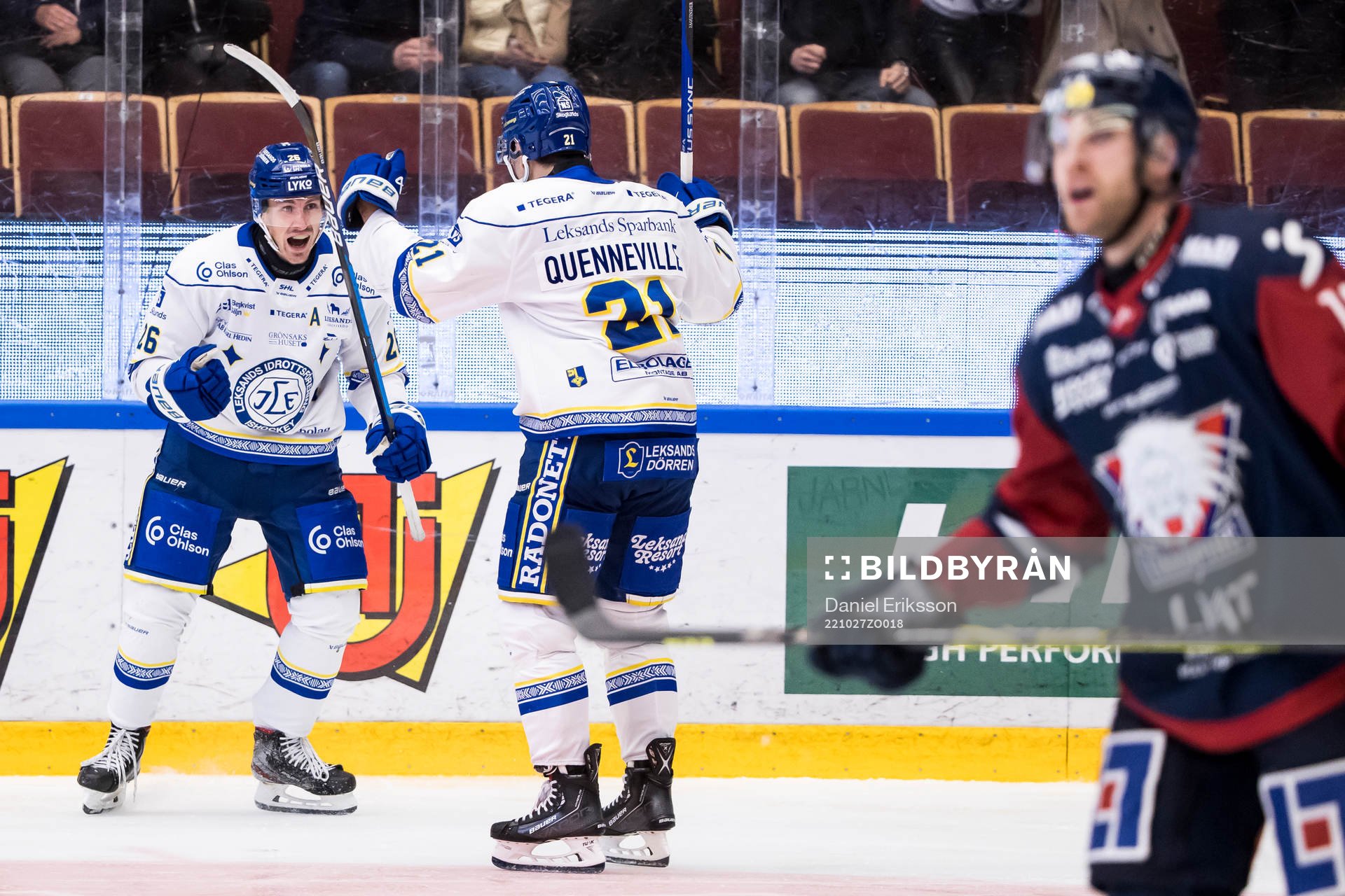 Leksands Patrik Noren jubel