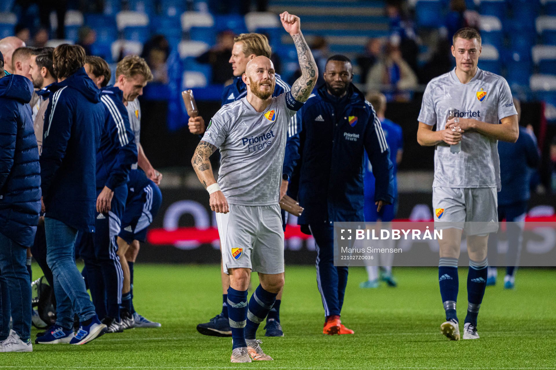 Marcus Danielson of Djurgården celebrates