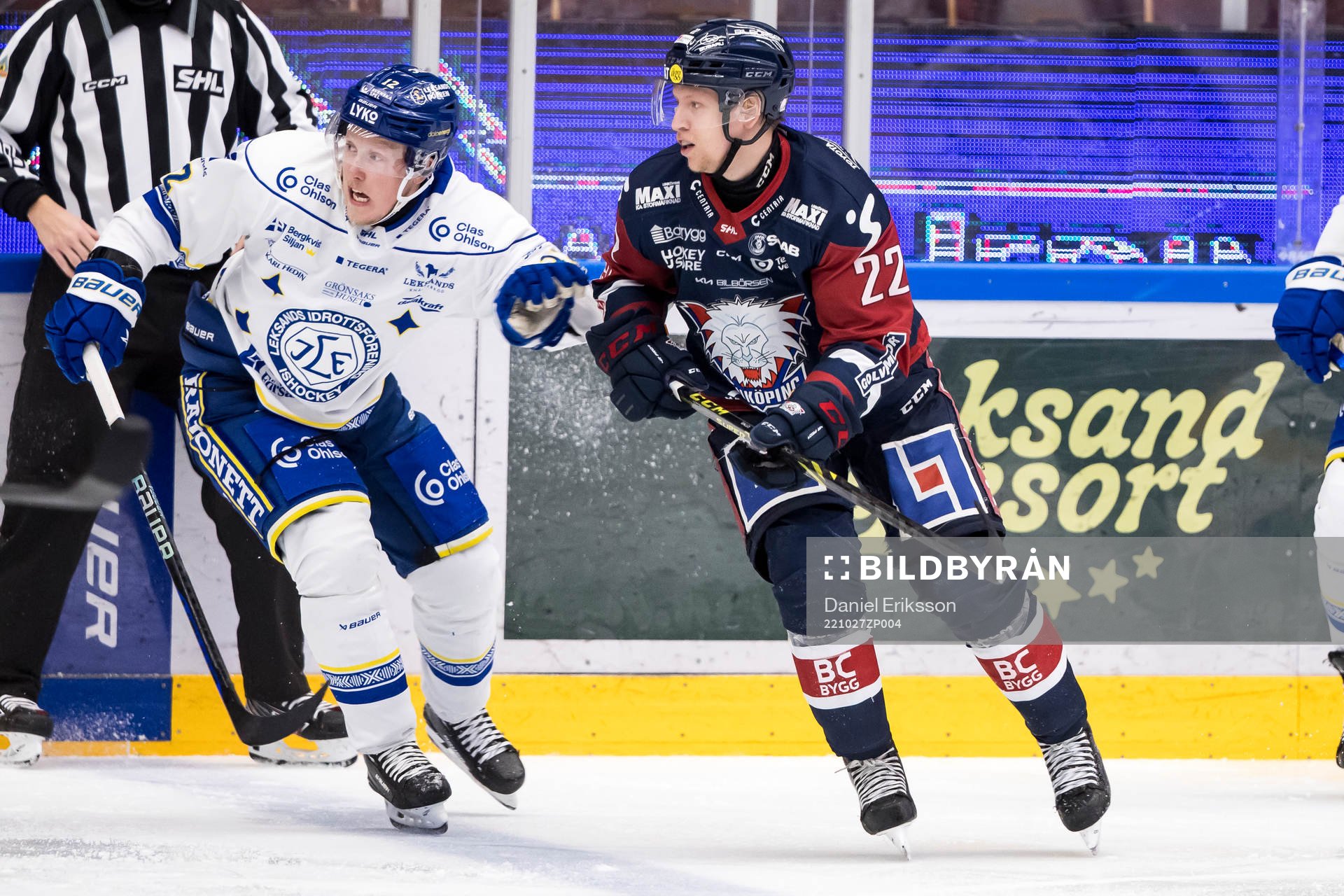 Leksands Kalle Östman och Linköpings Vilmos Gallo
