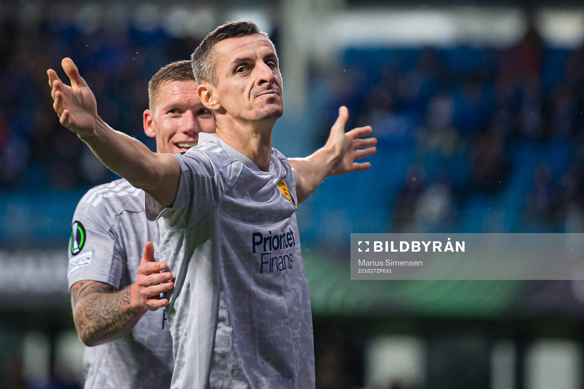 Haris Radetinac of Djurgården celebrates