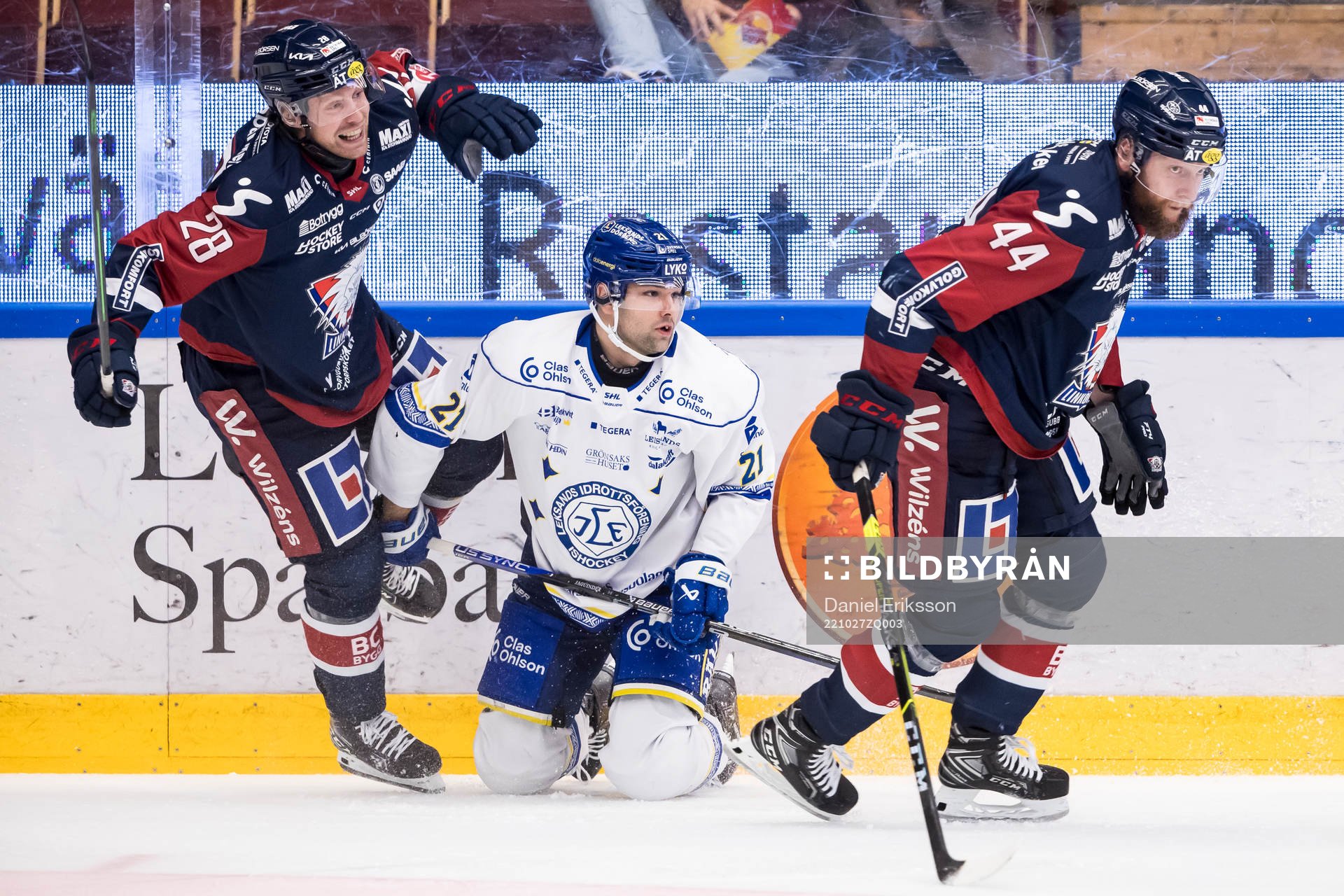 Linköpings John Nyberg och Leksands John Quenneville och