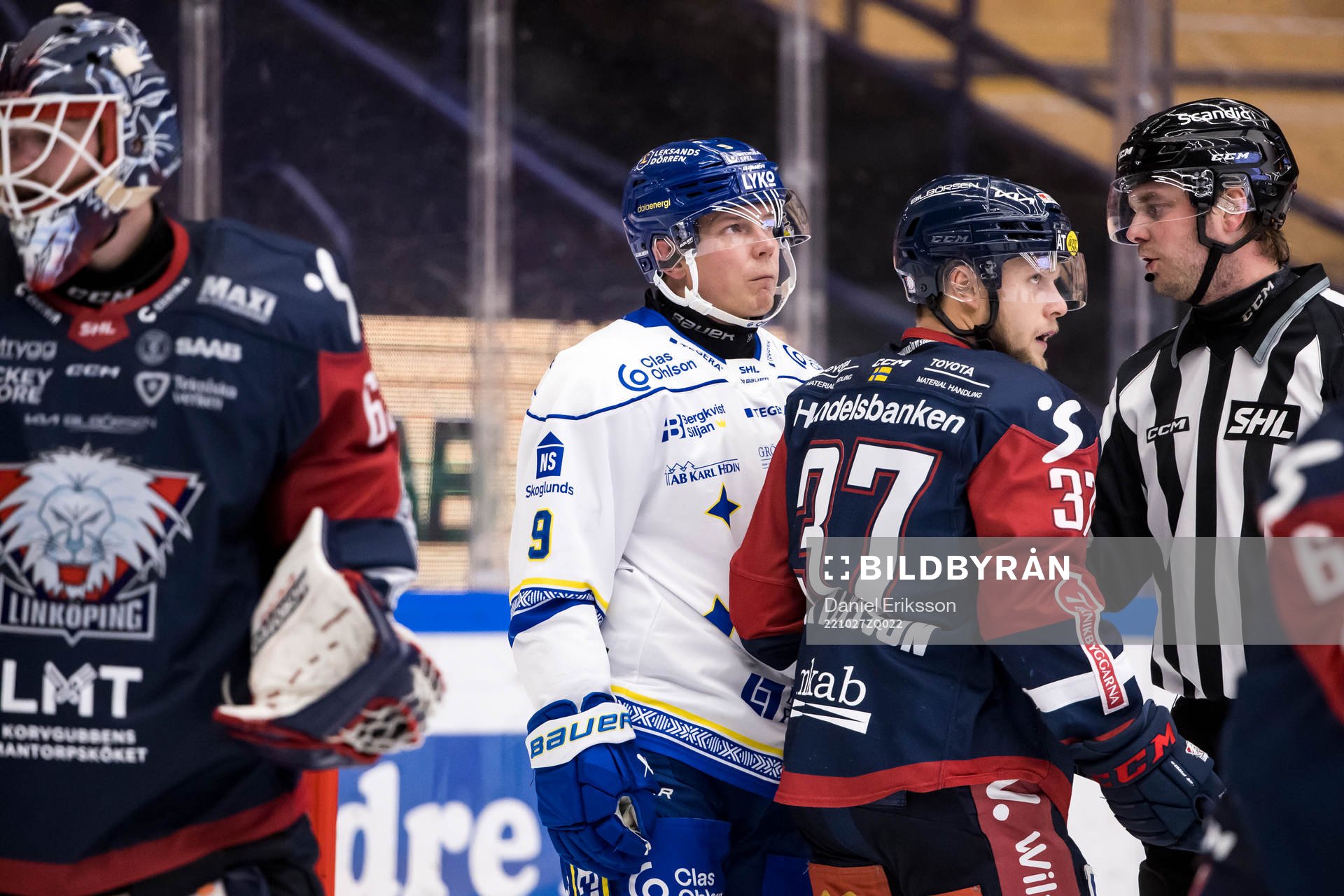 Leksands Patrik Zackrisson och Linköpings Jesper Pettersson