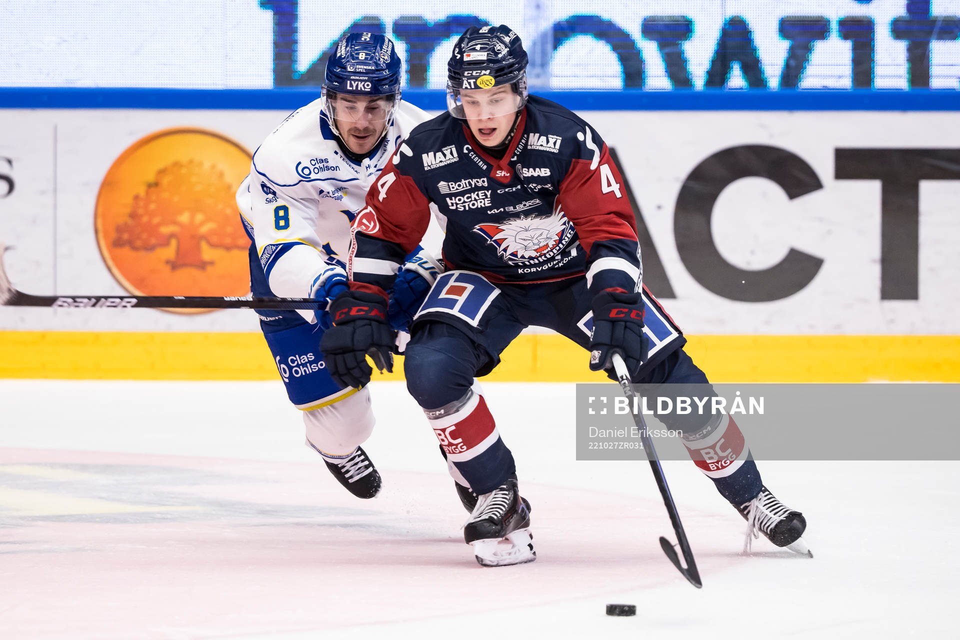 Leksands Matt Caito och Linköpings målvakt Mattias