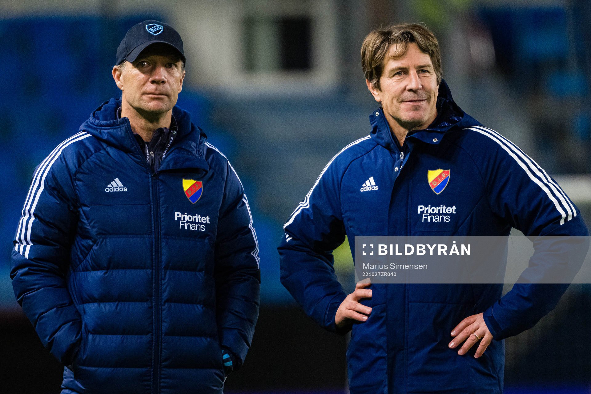 Kim Bergstrand, head coach of Djurgården, and Thomas