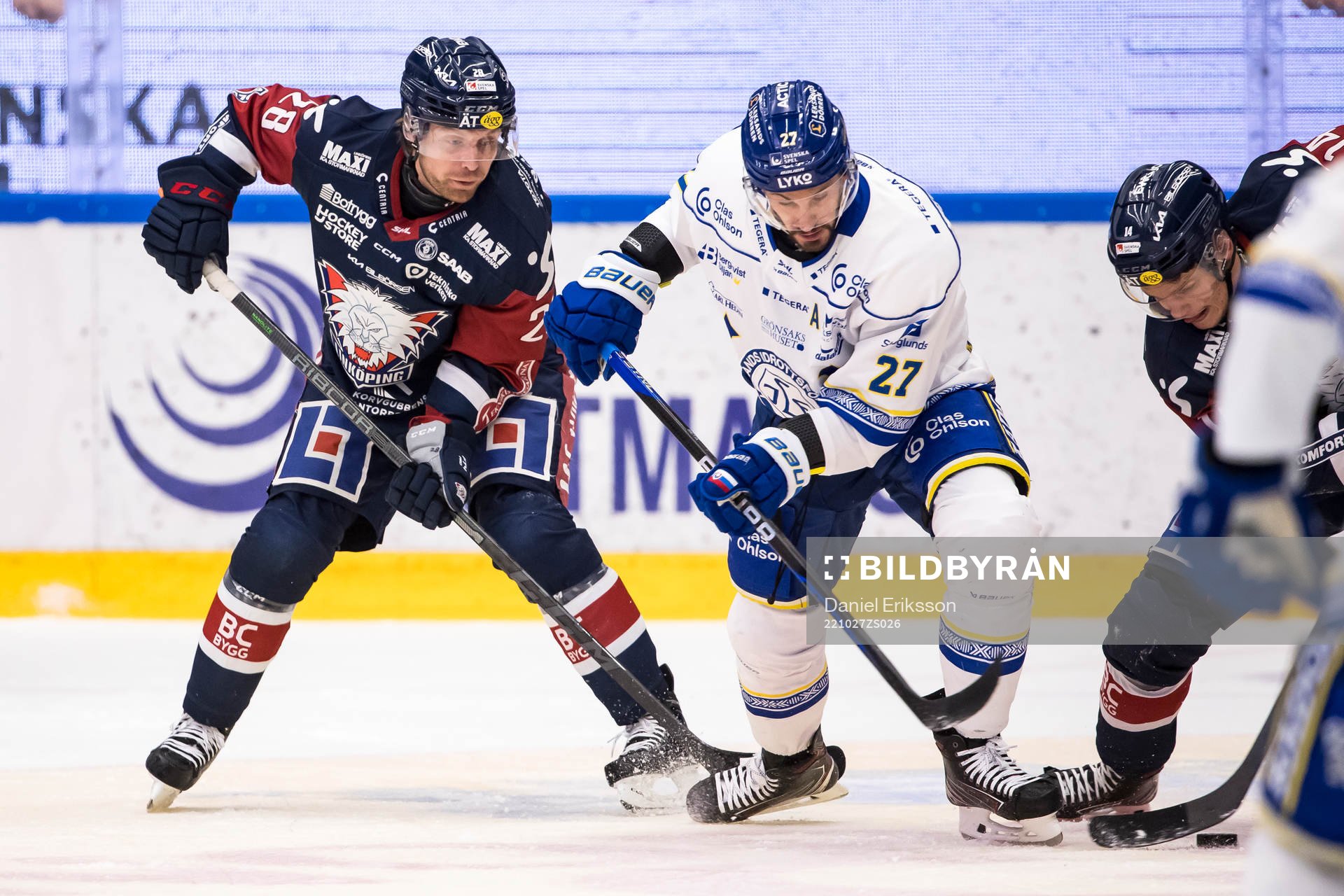 Linköpings John Nyberg och Leksands Marek Hrivik
