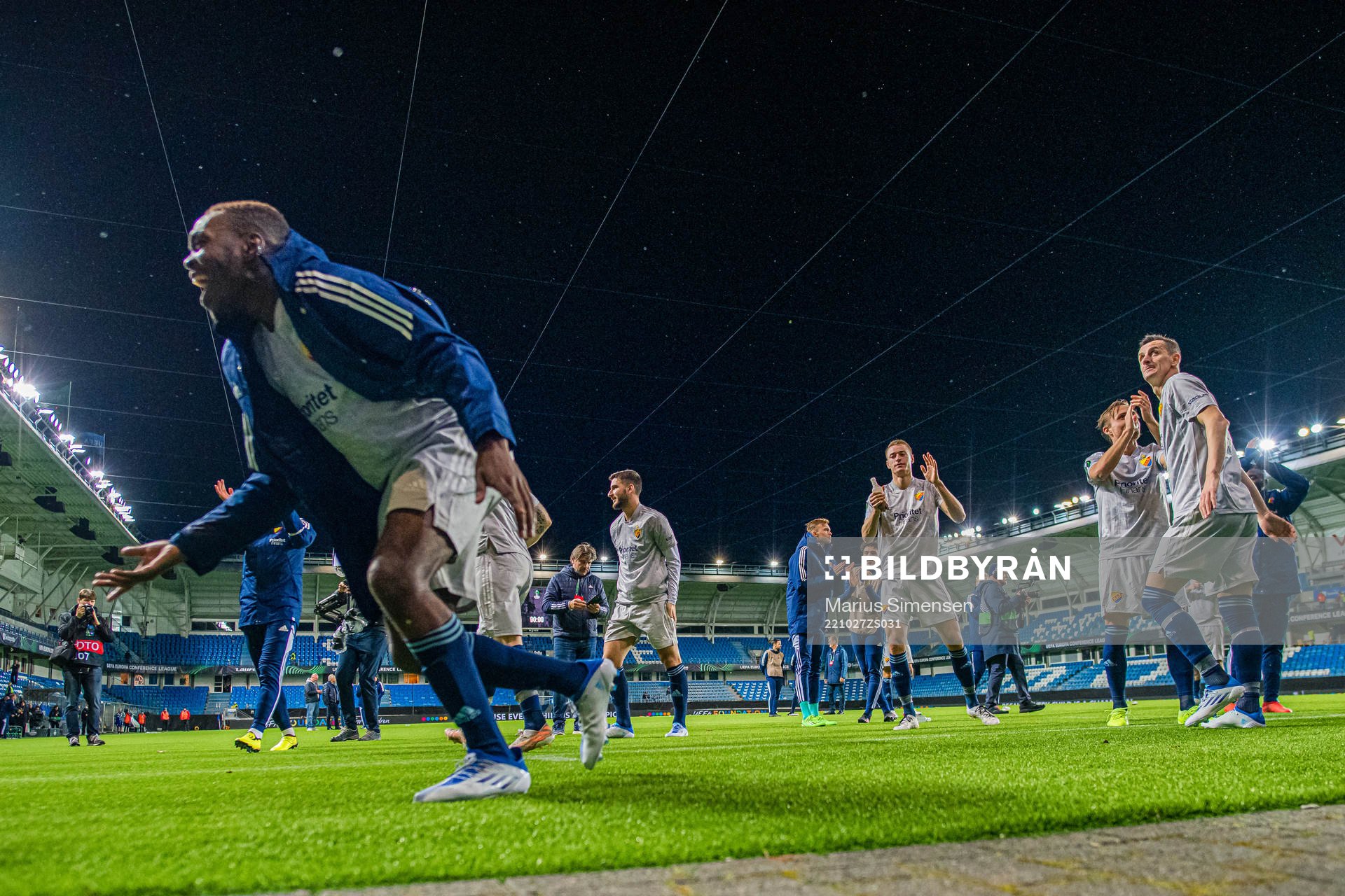Joel Asoro of Djurgården celebrates
