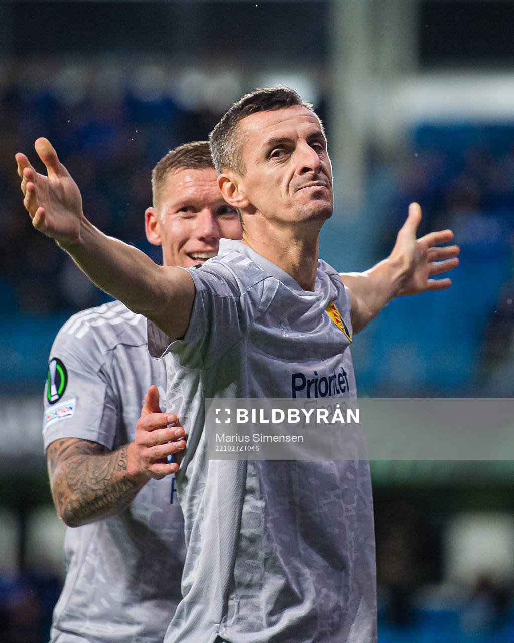 Haris Radetinac of Djurgården celebrates