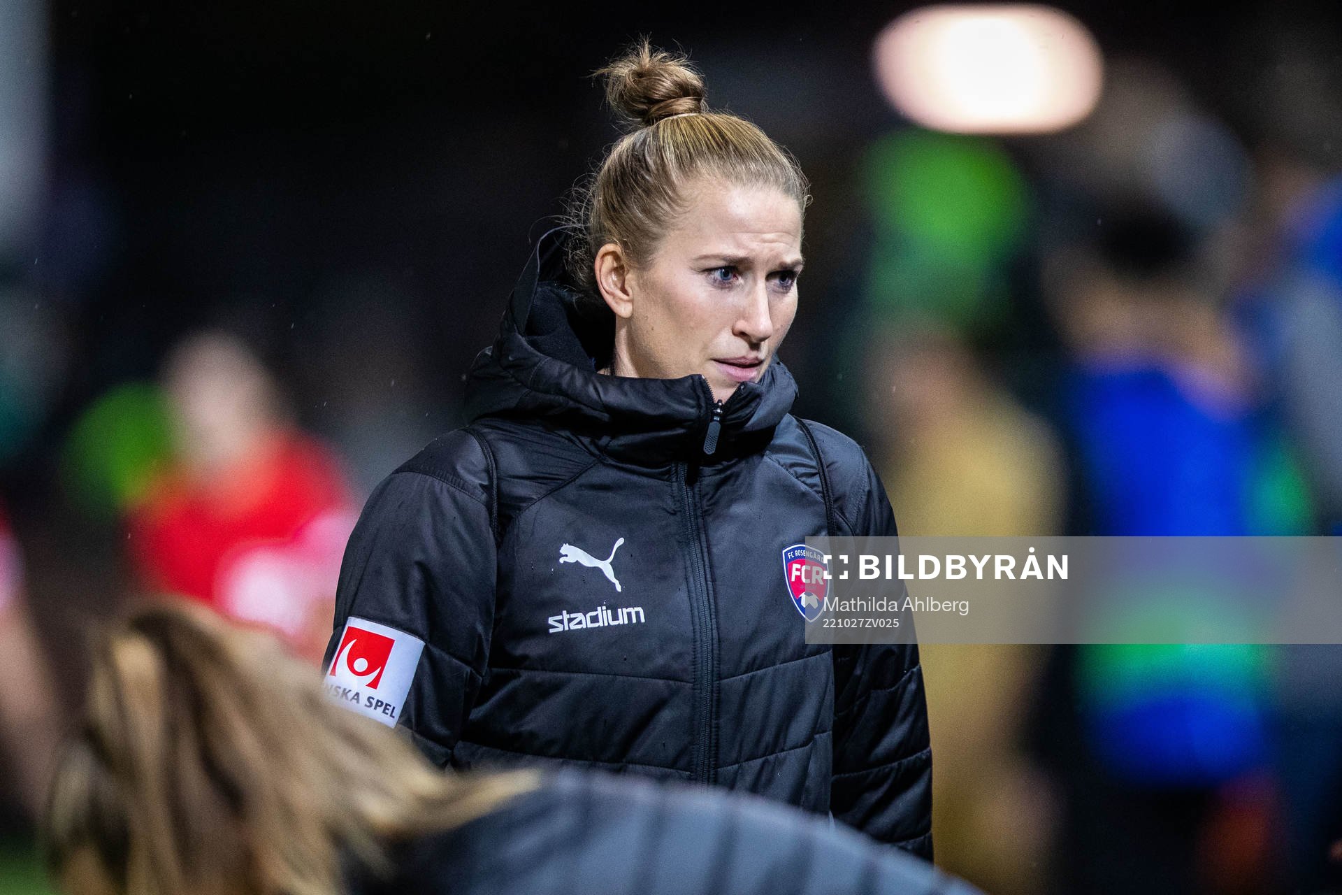 Emma Berglund of Barcelona ahead of the UEFA Women's Champions League football match between FC Rosengård and Barcelona on October 27, 2022 in Malmö.