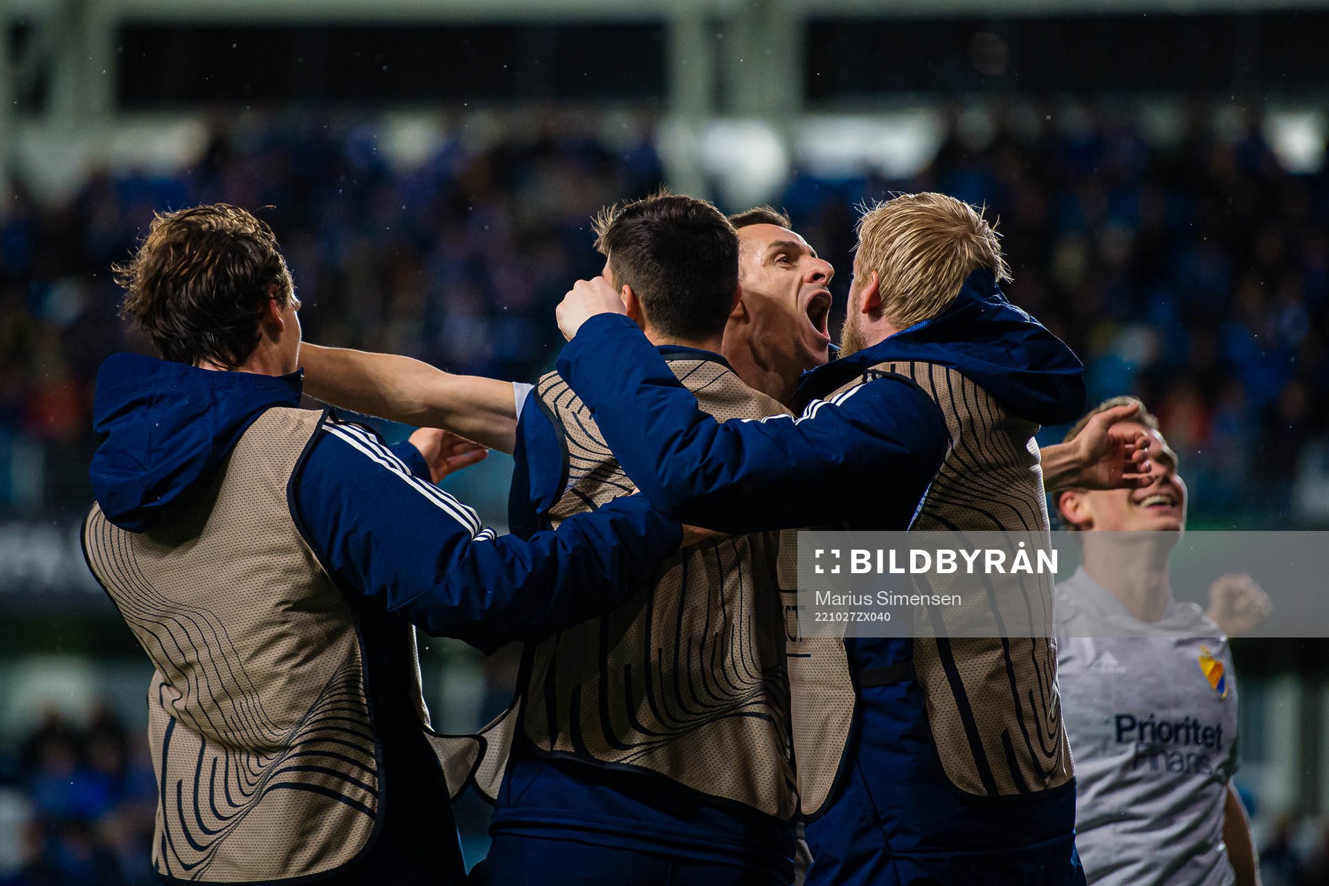 Haris Radetinac of Djurgården celebrates