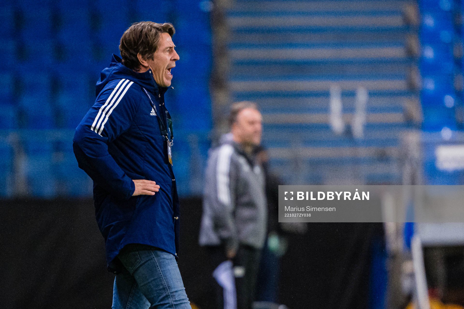 Thomas Lagerlöf, head coach of Djurgården, during the UEFA Europa Conference League match between Molde and Djurgården on October 27, 2022 in Molde.