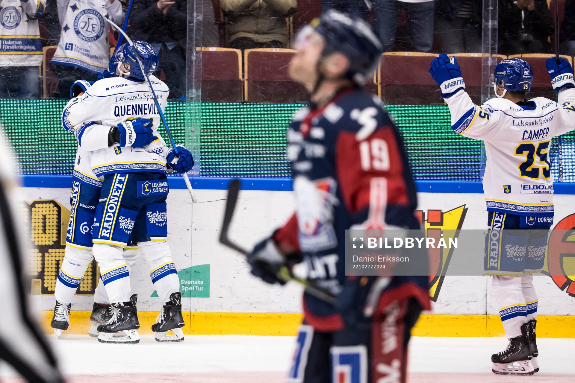 Leksands Patrik Noren jubel
