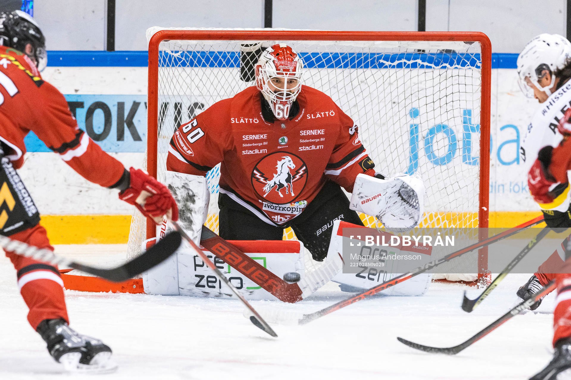 Vita Hästens målvakt Adam Ohre