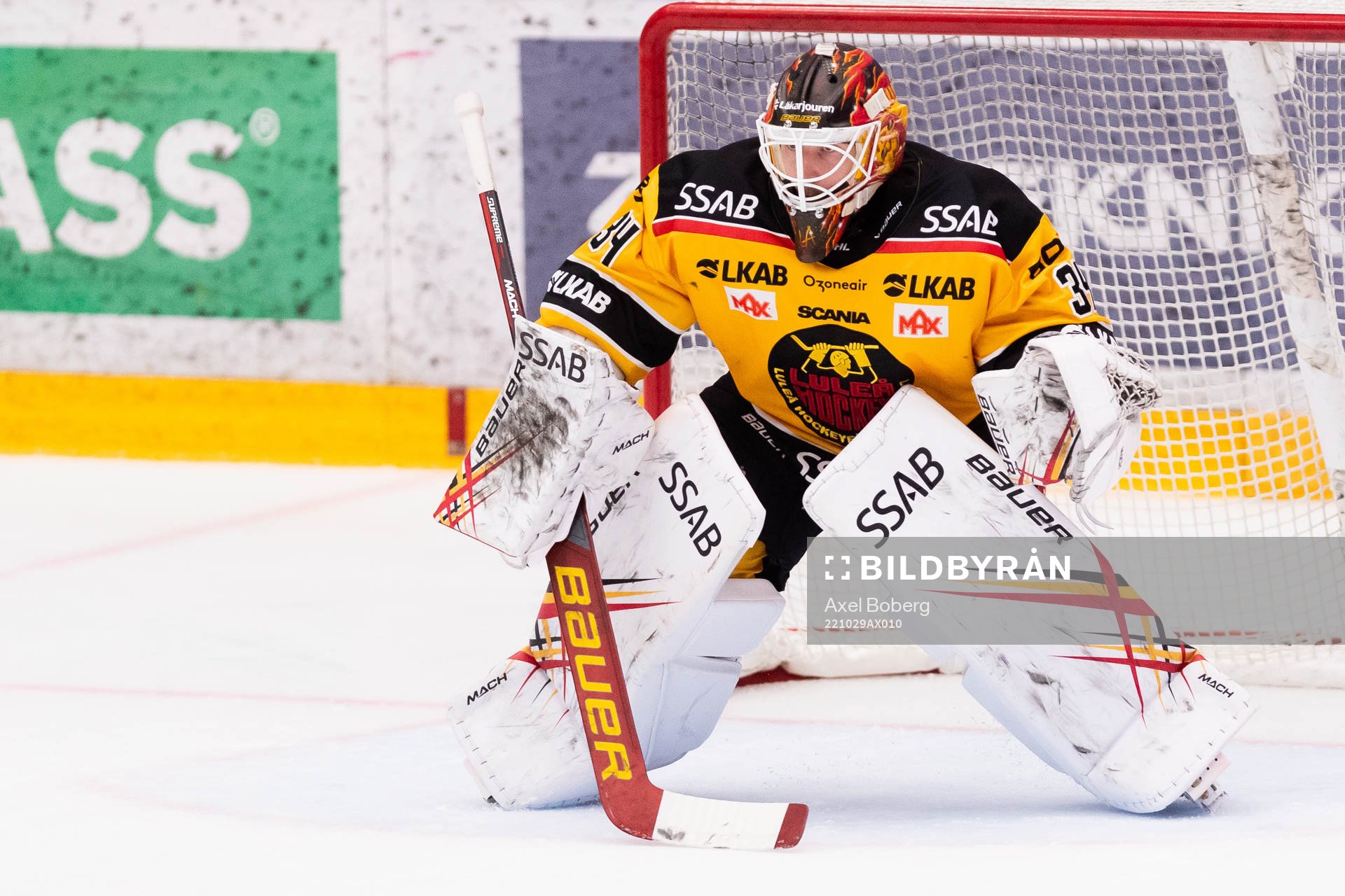 Luleås målvakt Joel Lassinantti