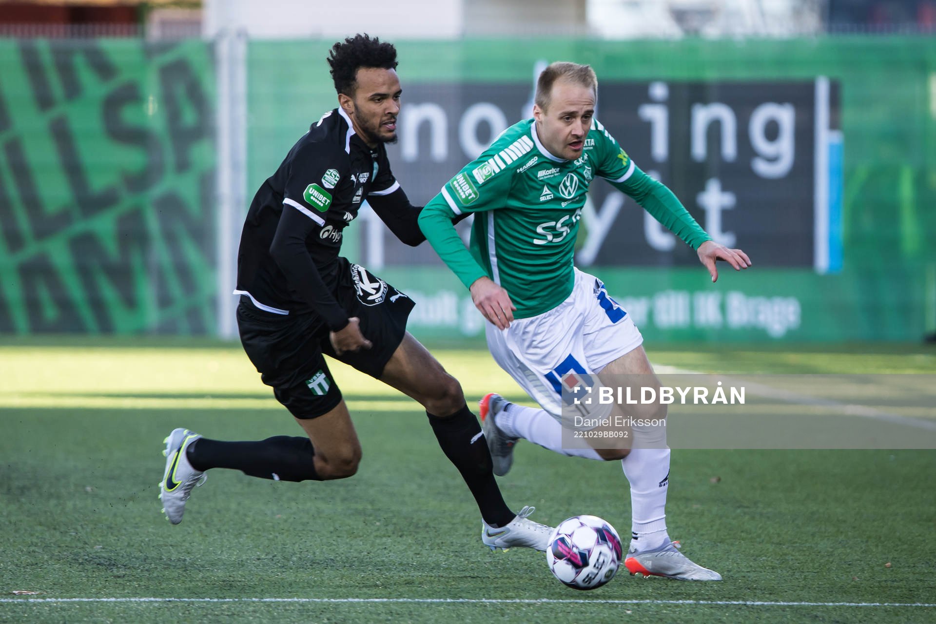 Västerås SKs Alex Douglas och Brages Anton Lundin