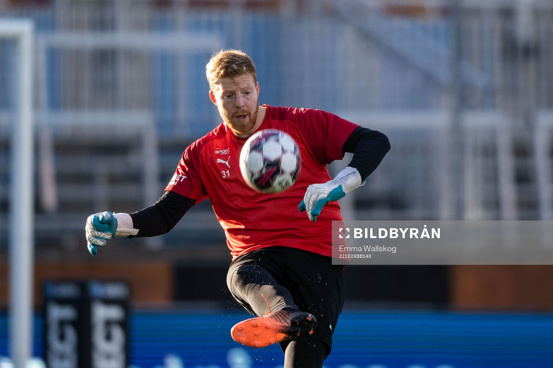 AFC Eskilstunas målvakt Nick Wolters
