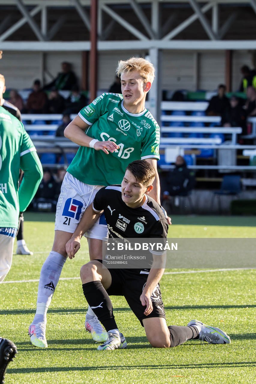 Brages Henry Sletsjøe och Västerås SKs Martin Gambos