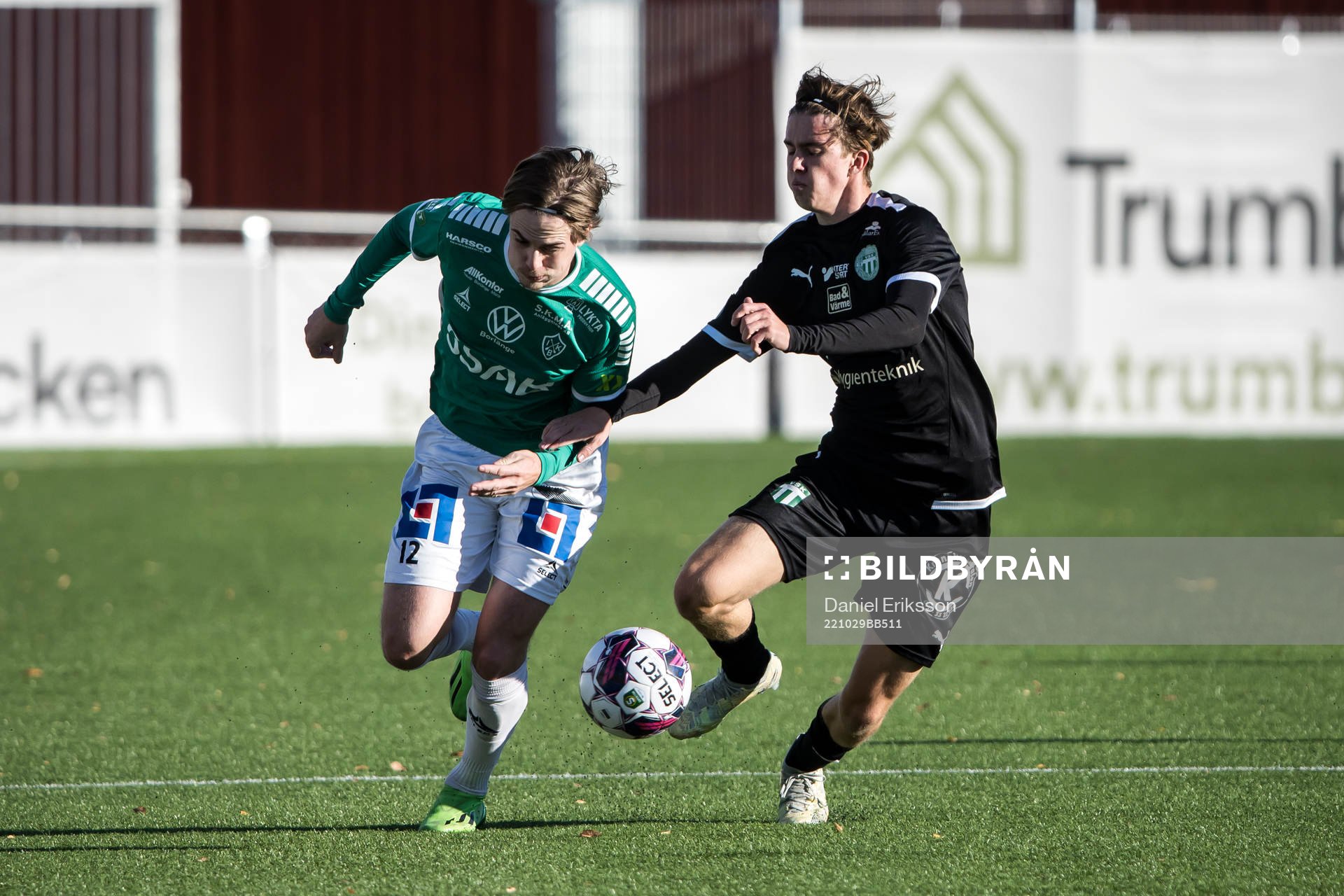 Brages Johan Arvidsson och Västerås SKs Max Larsson