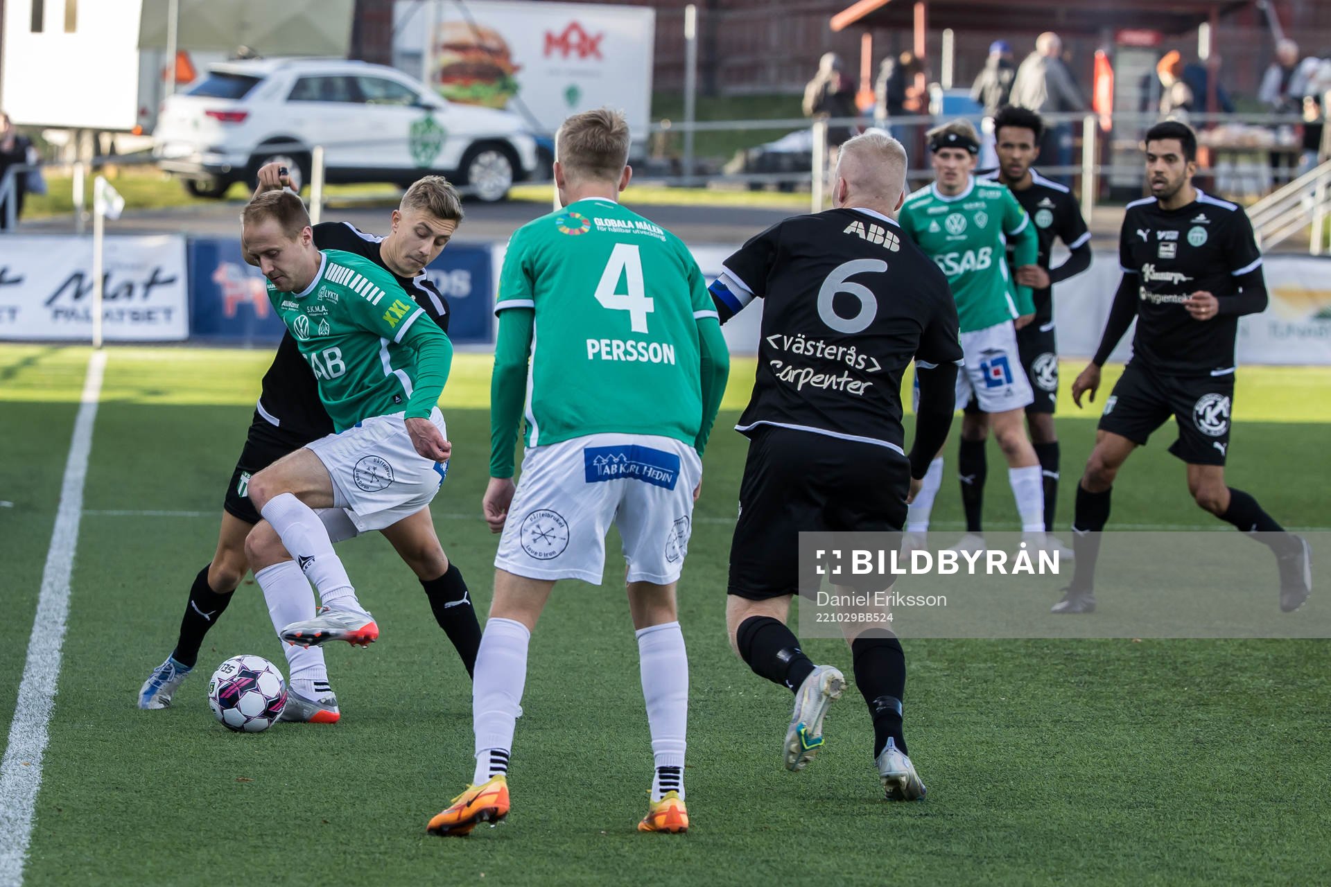 Brages Anton Lundin och Västerås SKs Simon Gefvert