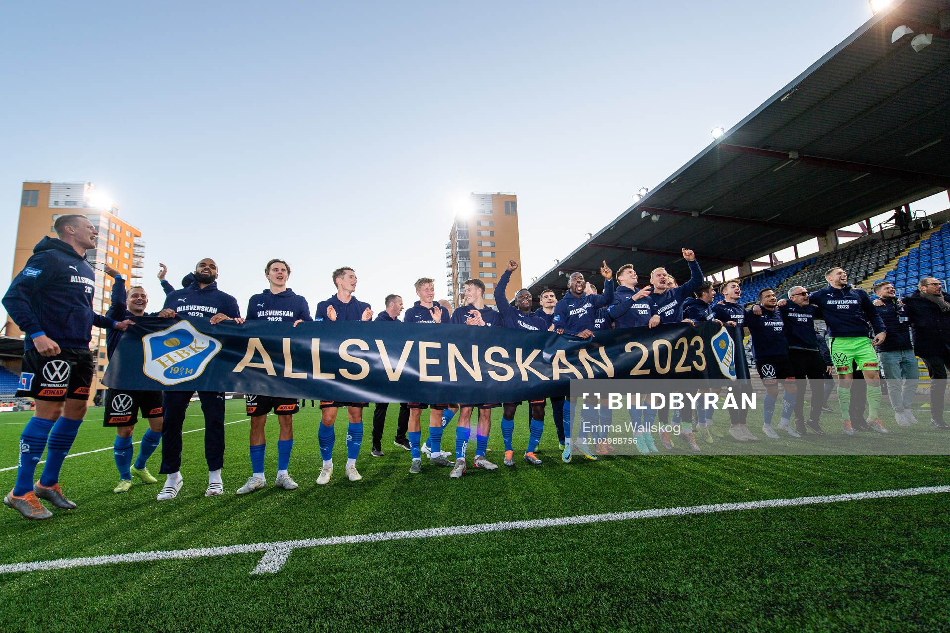 Halmstads spelare säkrar avancemang till Allsvenskan och