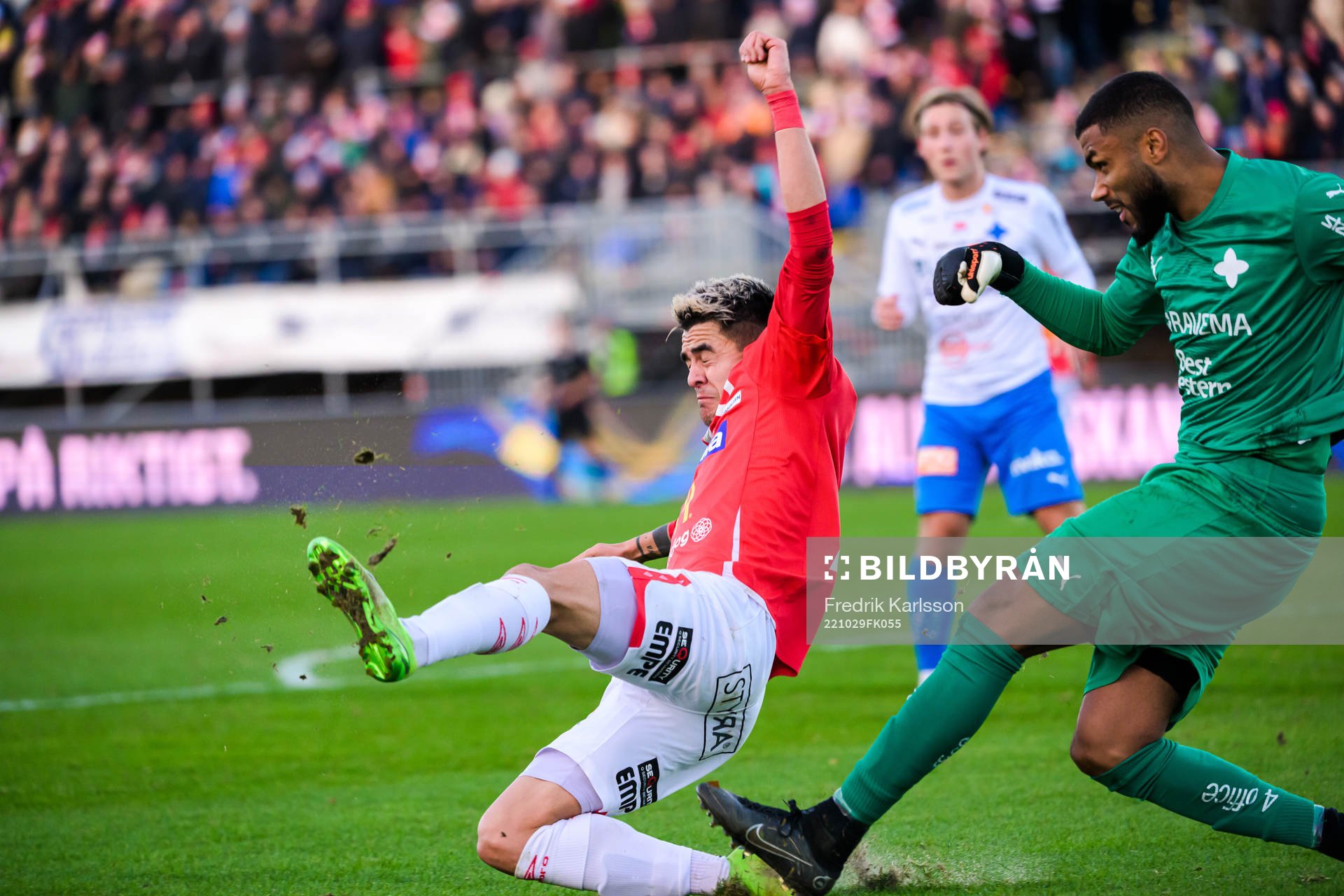 Degerfors Diego Campos och Värnamos Jonathan Ursin Rasheed