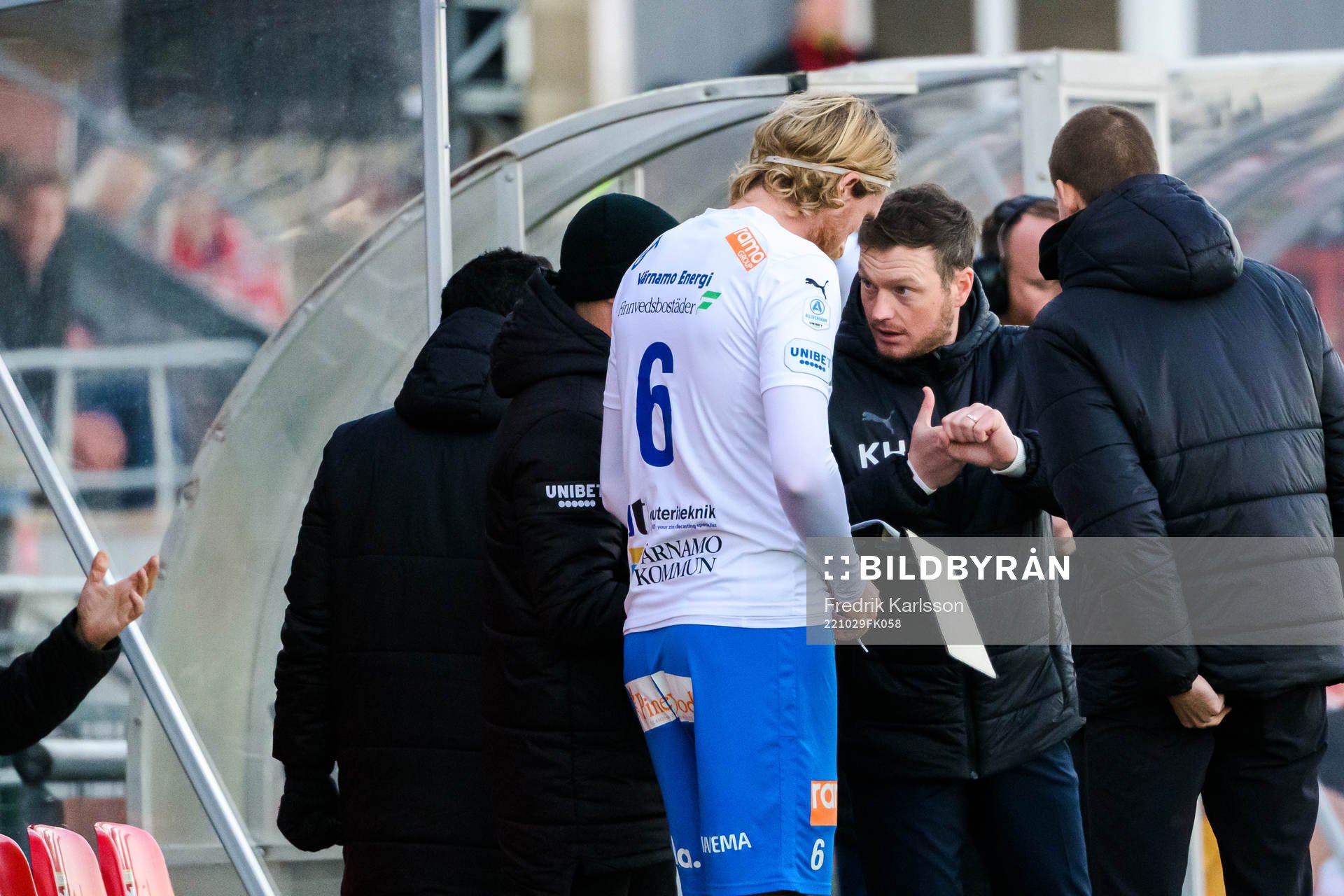 Värnamos tränare Kim Hellberg