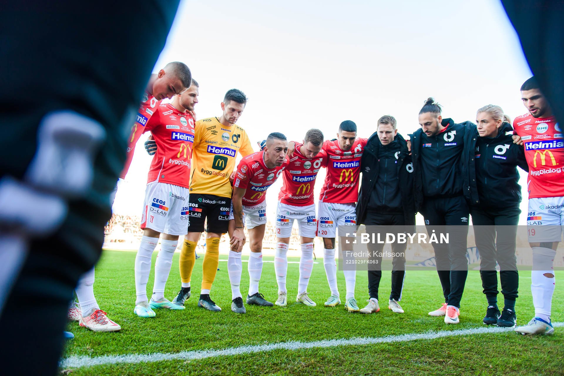 Degerfors Nikola Djurdjic och lagkamrater