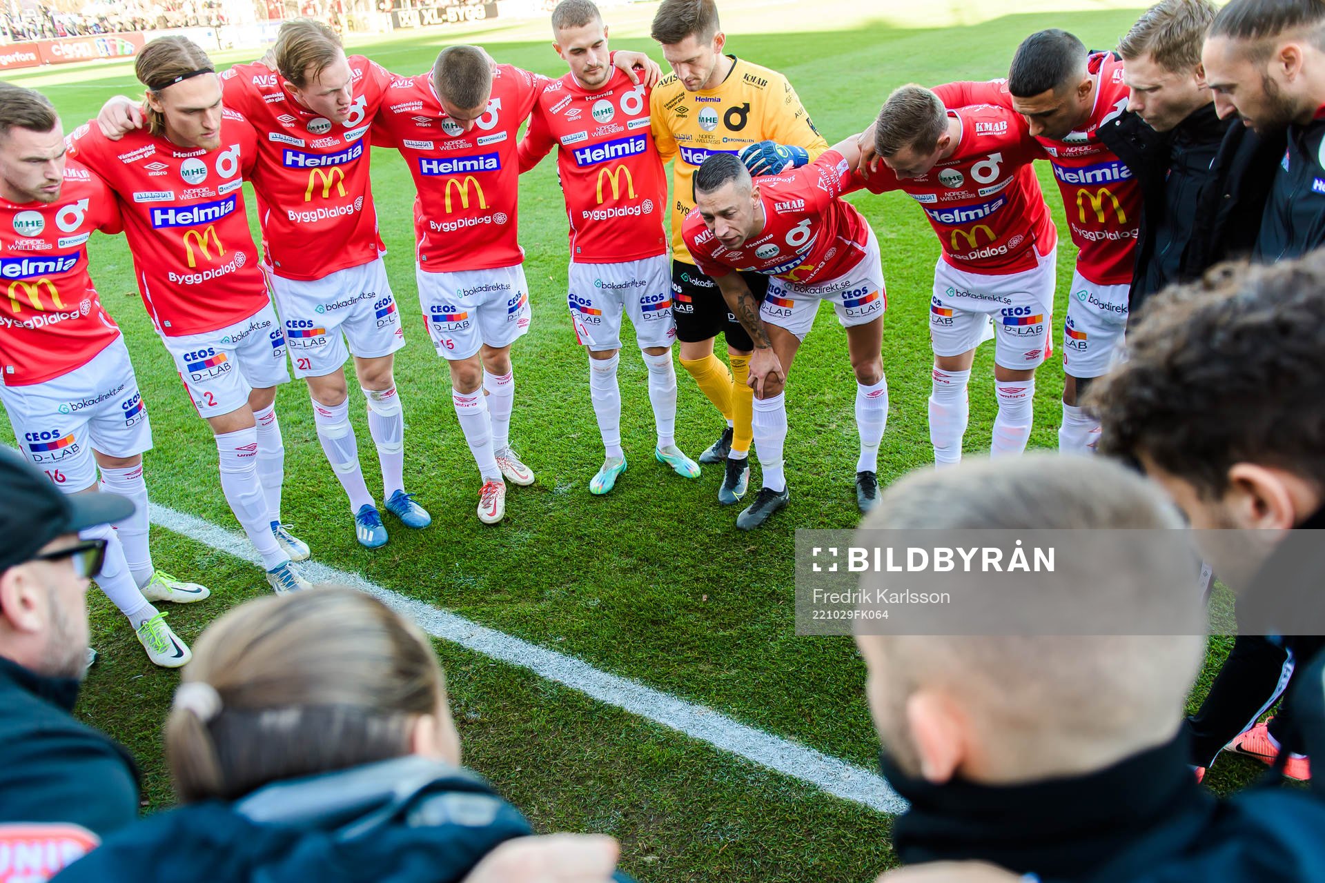 Degerfors Nikola Djurdjic och lagkamrater
