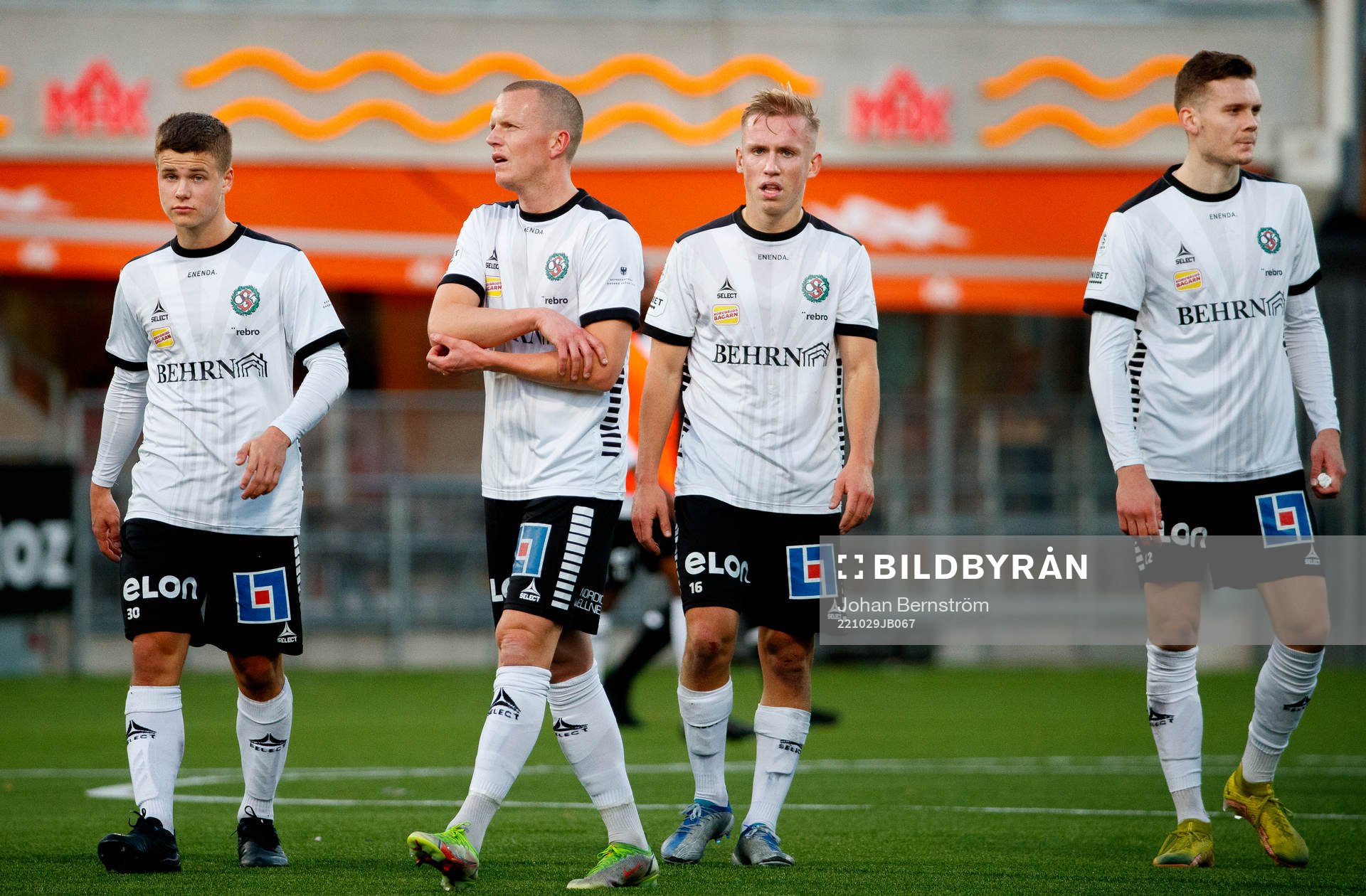 Örebros Samuel Dahl, Daniel Gustafsson, David Seger och