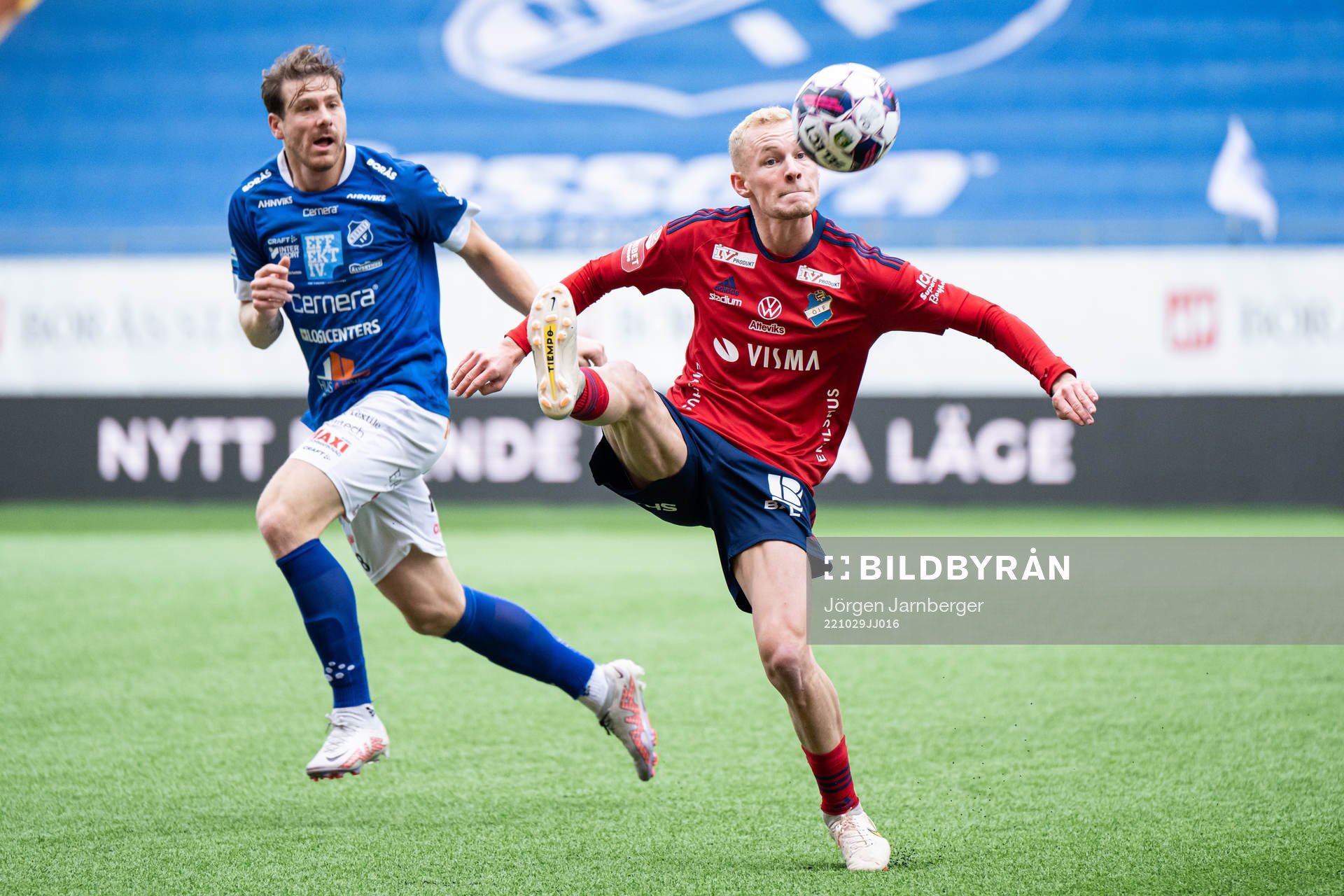 Norrbys Nicklas Savolainen och Östers Adam Bergmark Wiberg