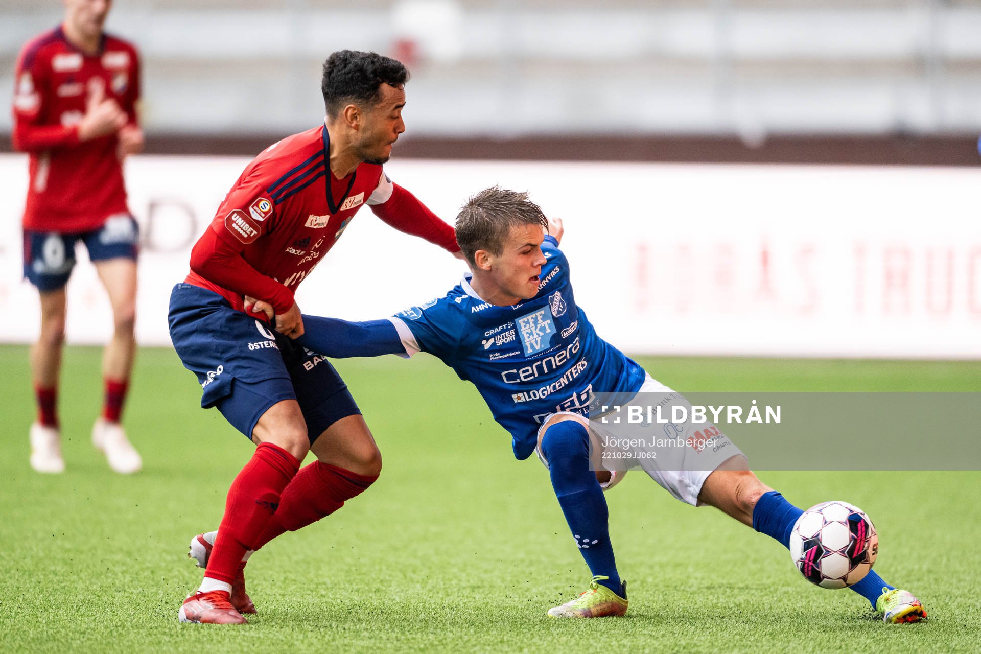 Östers Marc Rochester Sörensen och Norrbys Victor Karlsson