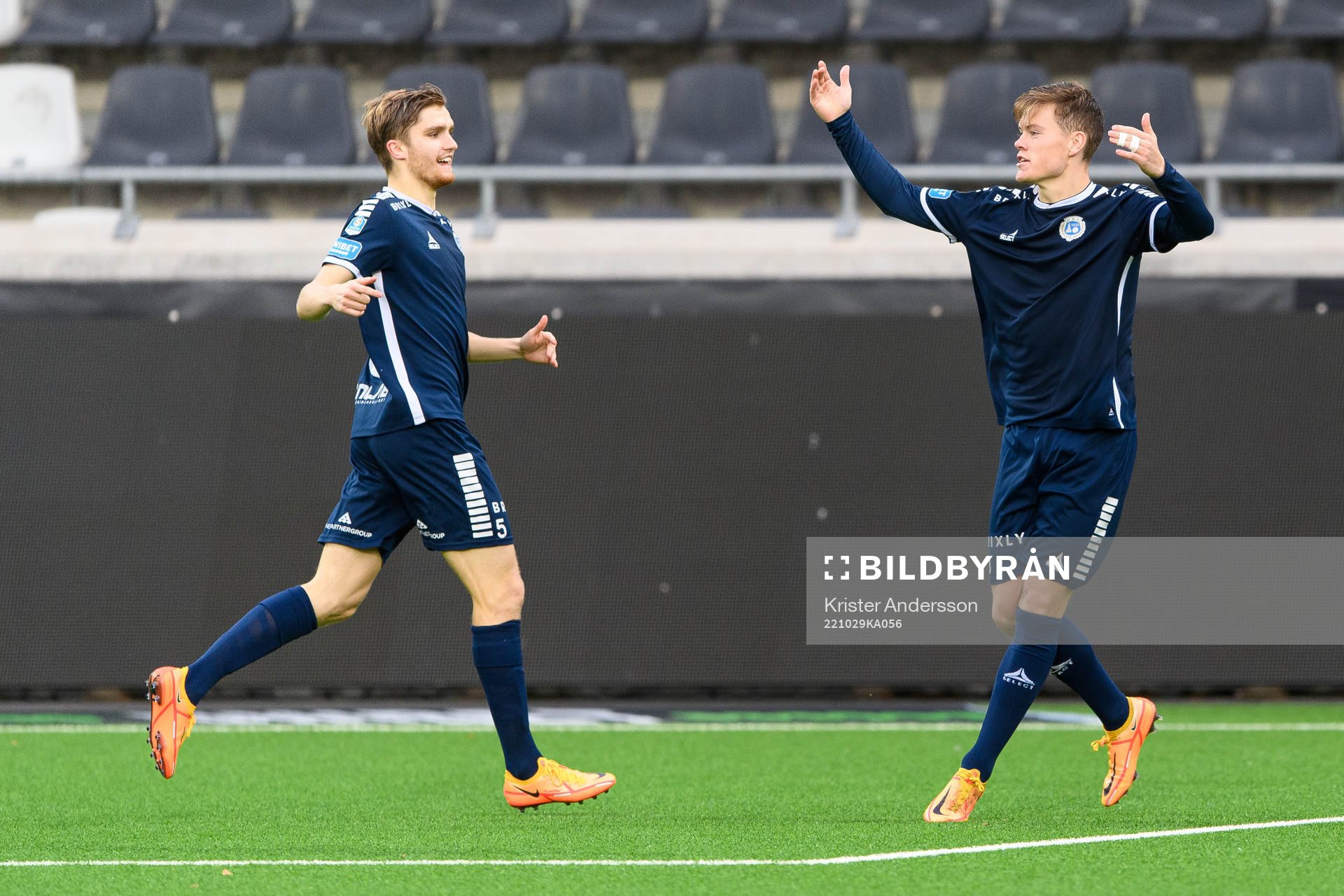 Utsiktens Albin Skoglund jublar